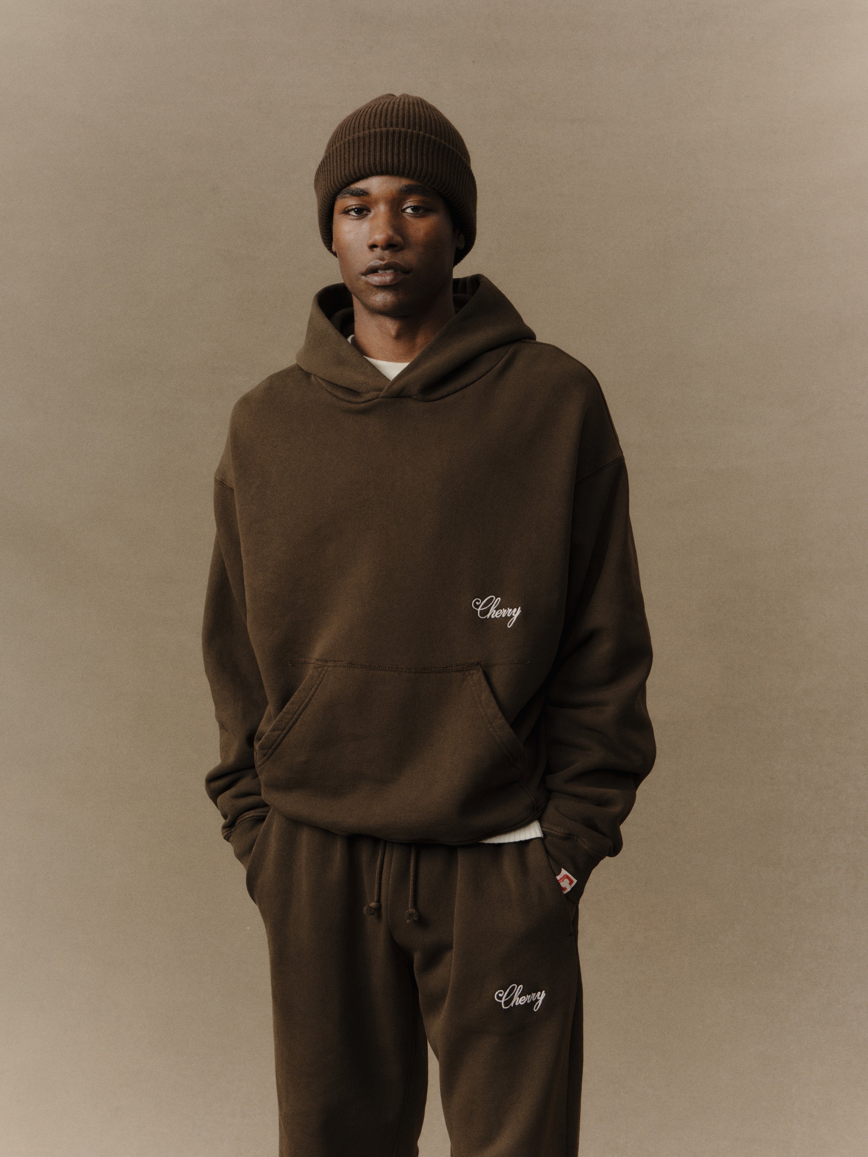 American Classic Pullover Hoodie (Chocolate)