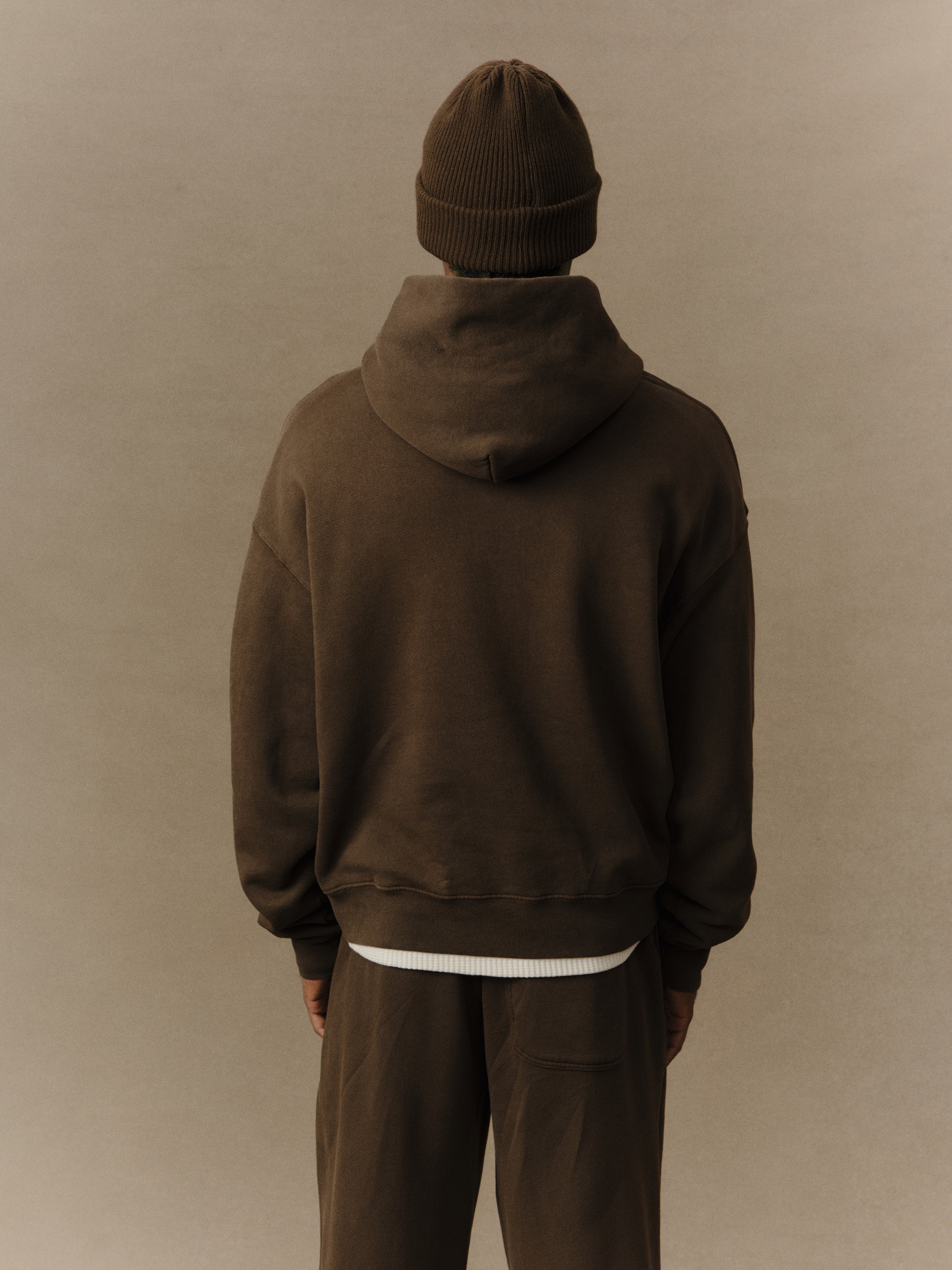 American Classic Pullover Hoodie (Chocolate)