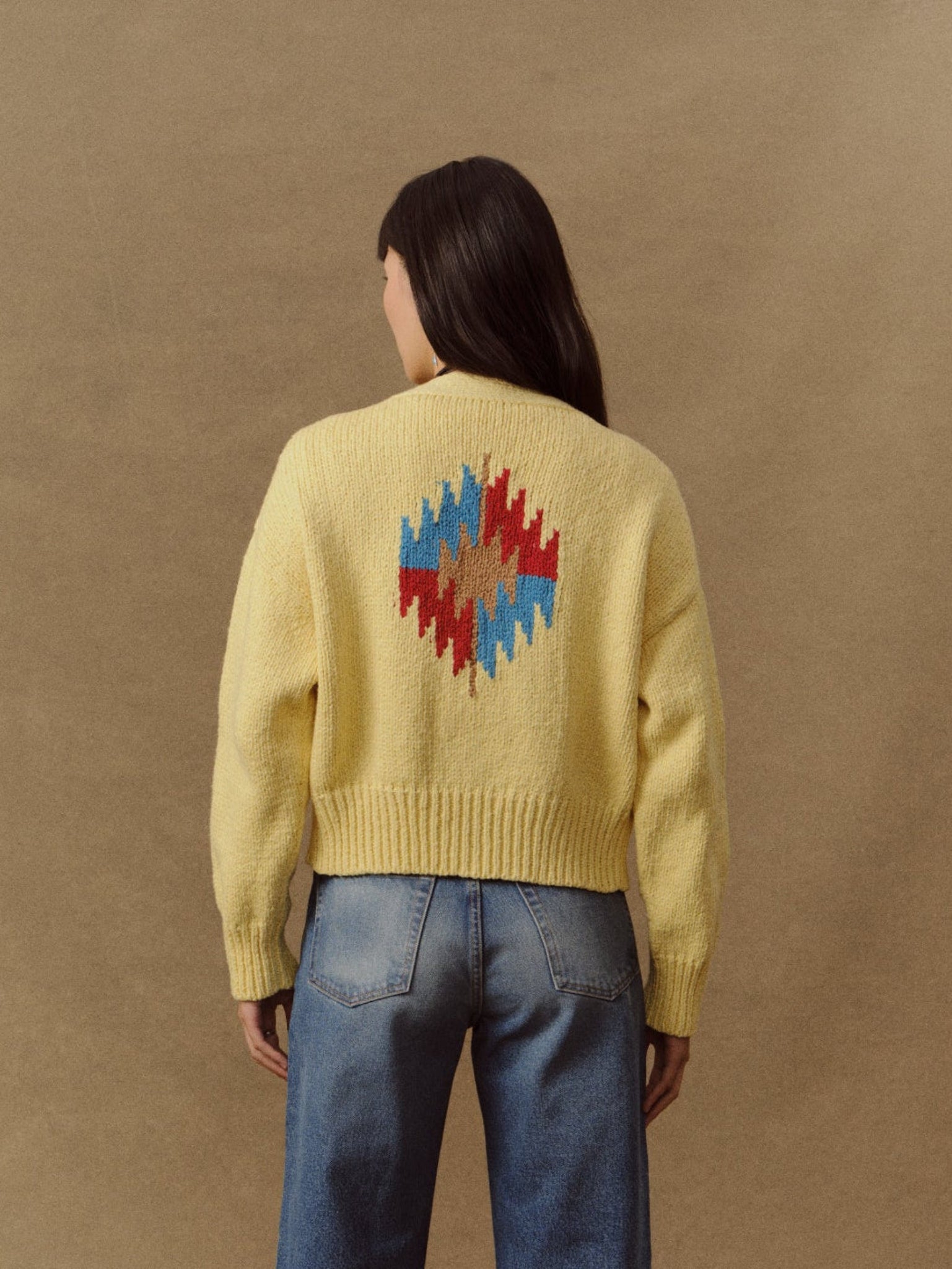 Women's Frontier Cropped Cardigan (Butter Yellow)