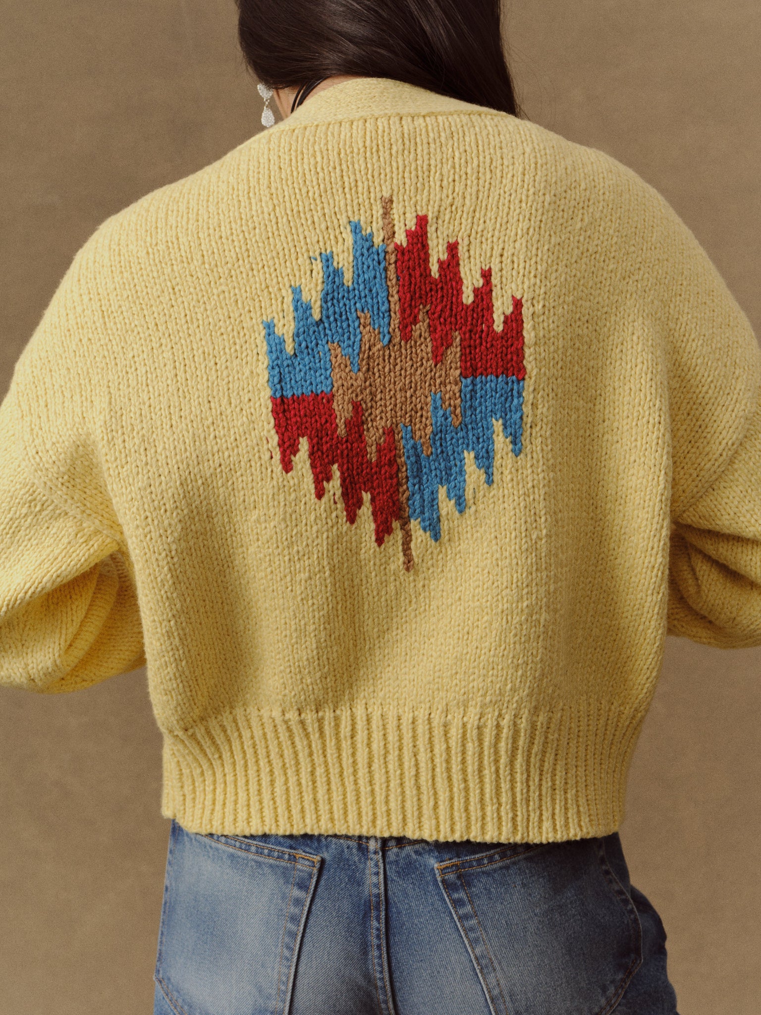 Women's Frontier Cropped Cardigan (Butter Yellow) – CHERRY LA