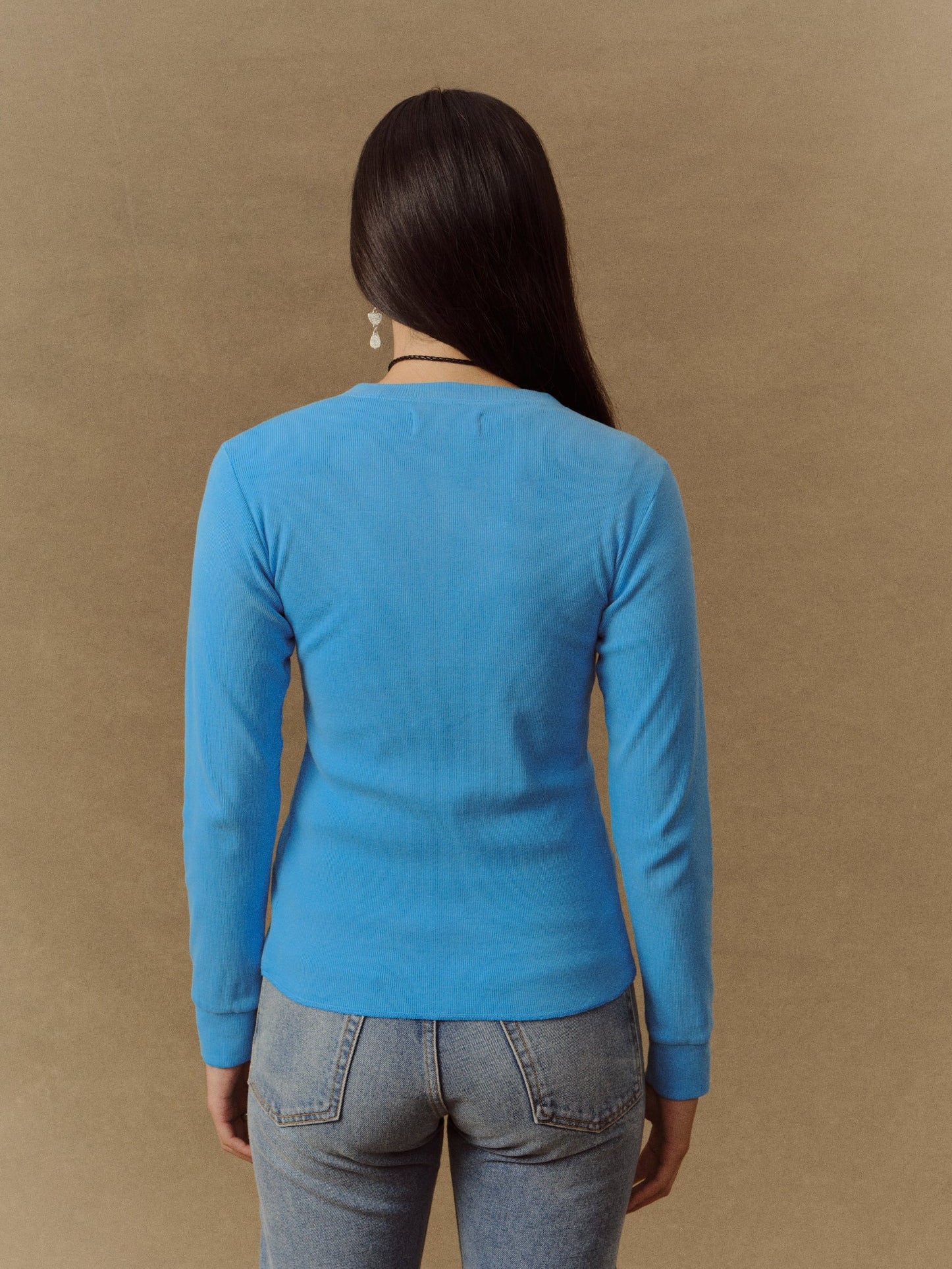 Women's Western Athletic Cardigan (Malibu Blue)