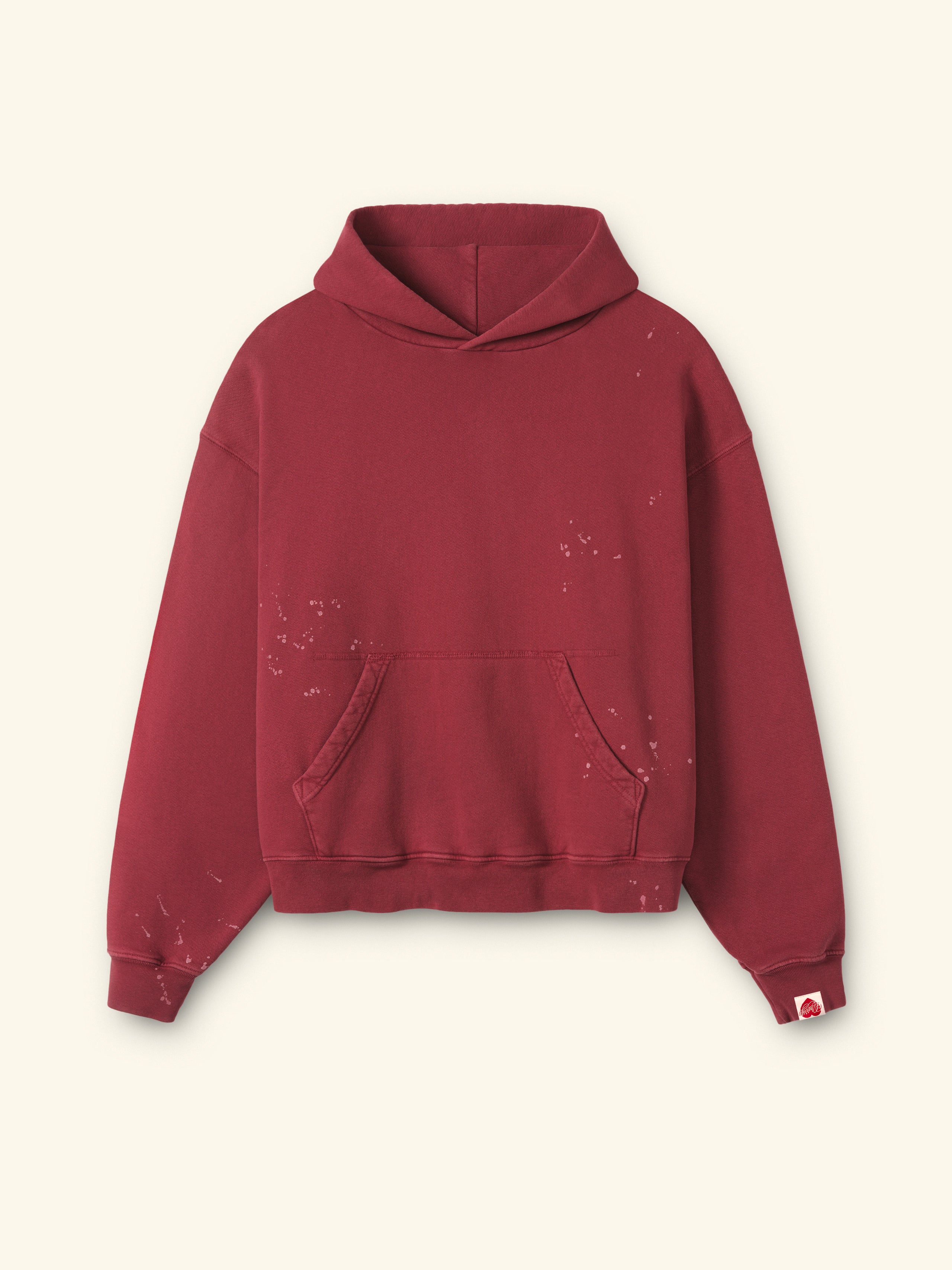 Valentine's Distressed Hoodie (Sun Faded Red)