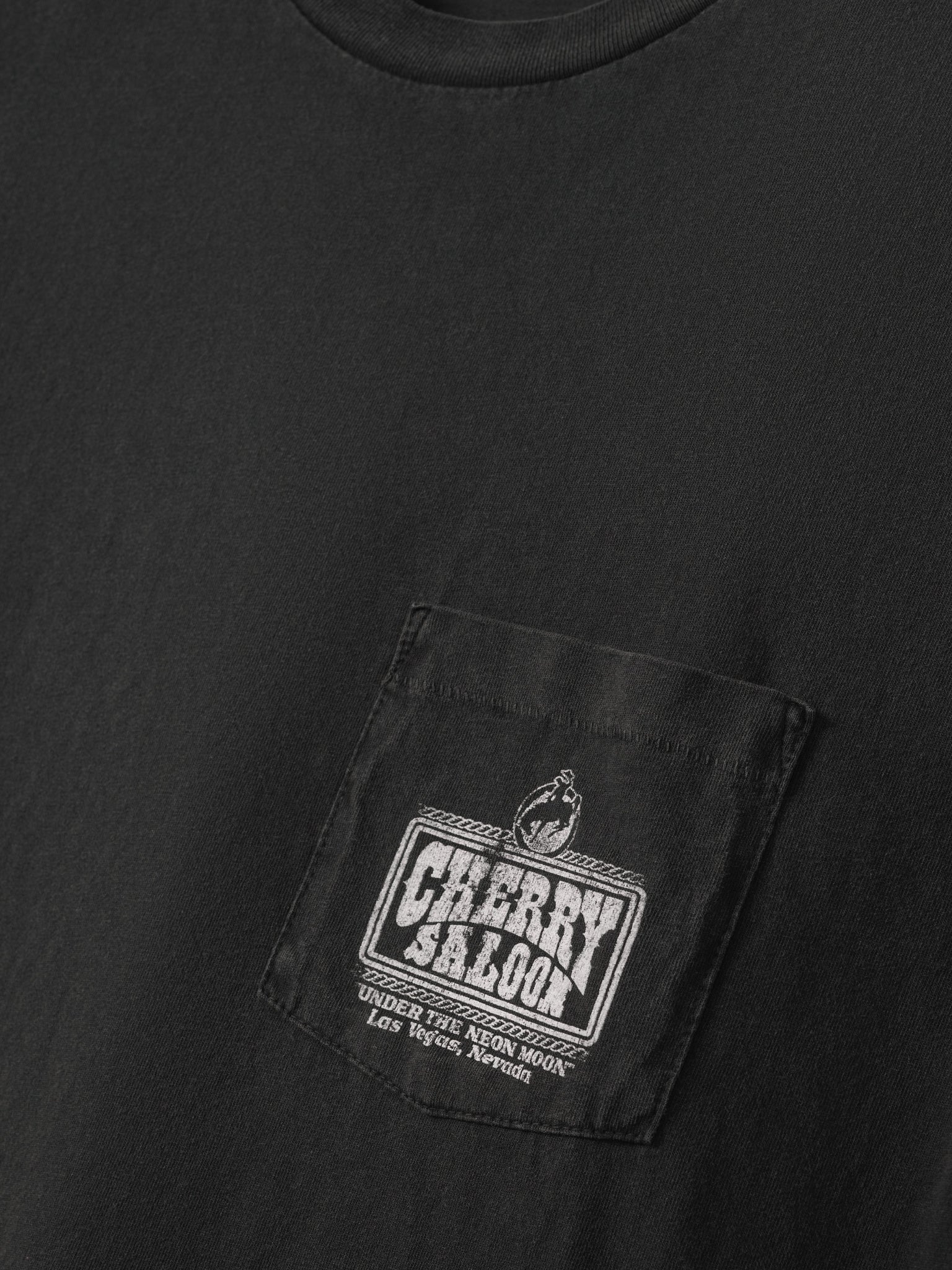 Las Vegas Boxy Pocket T-Shirt (Vintage Black)