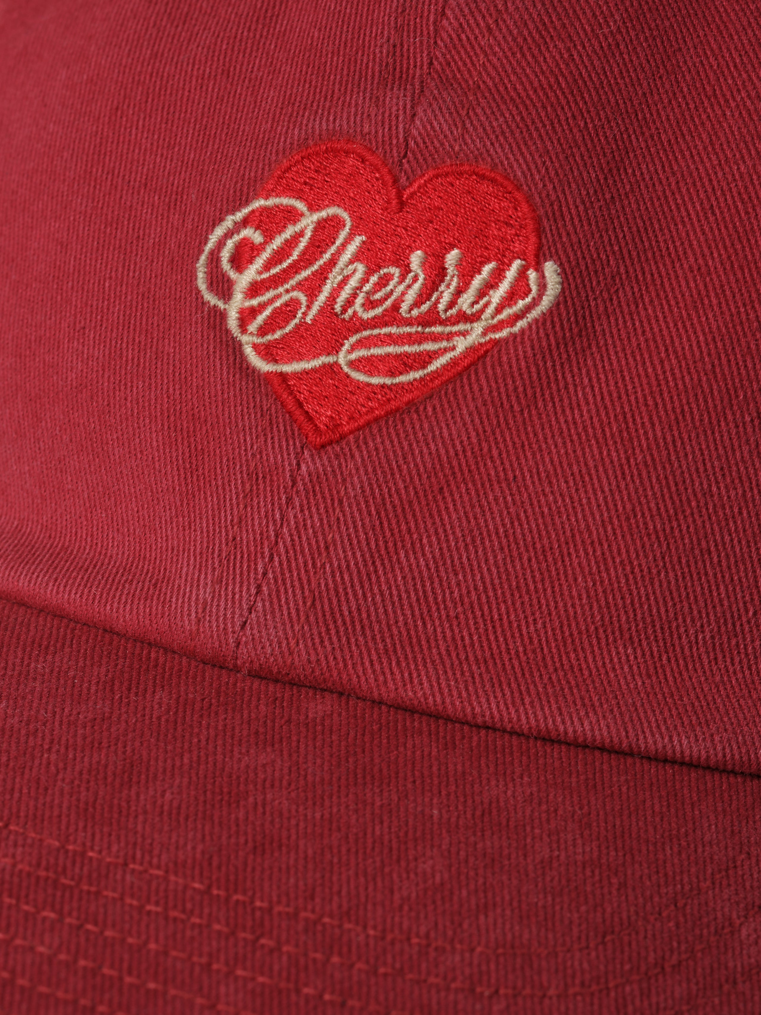 Valentine's 6 Panel Hat (Red)