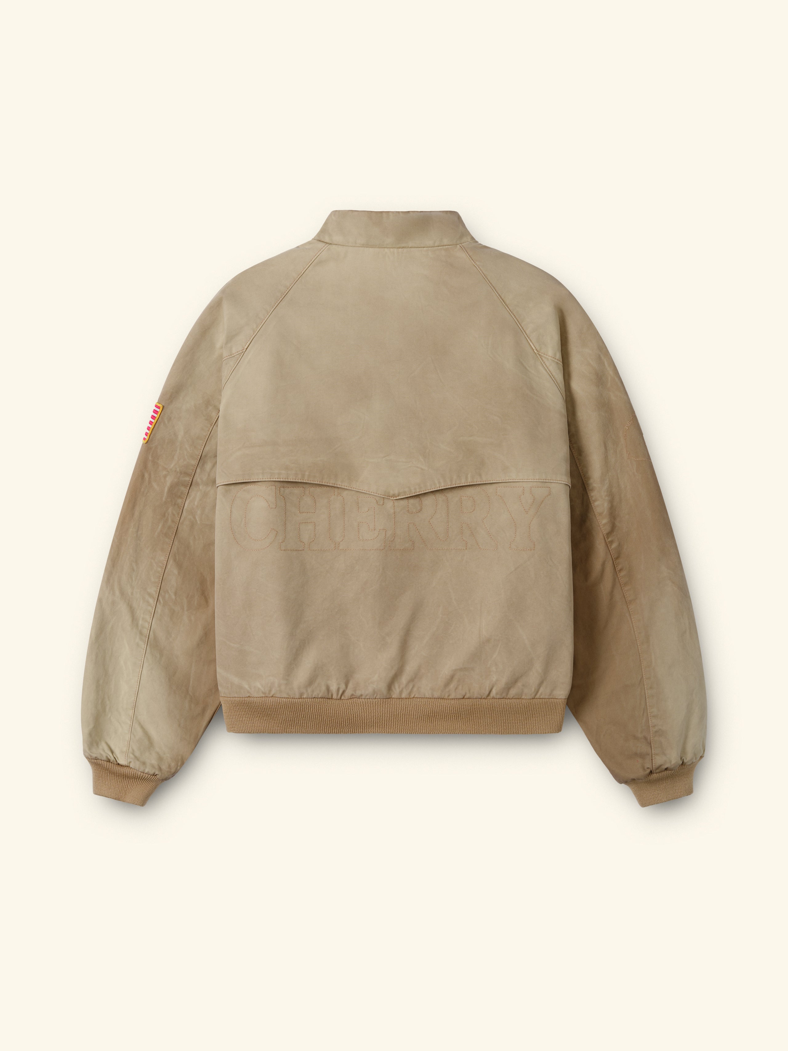 Sun Faded Championship Jacket (Tan)