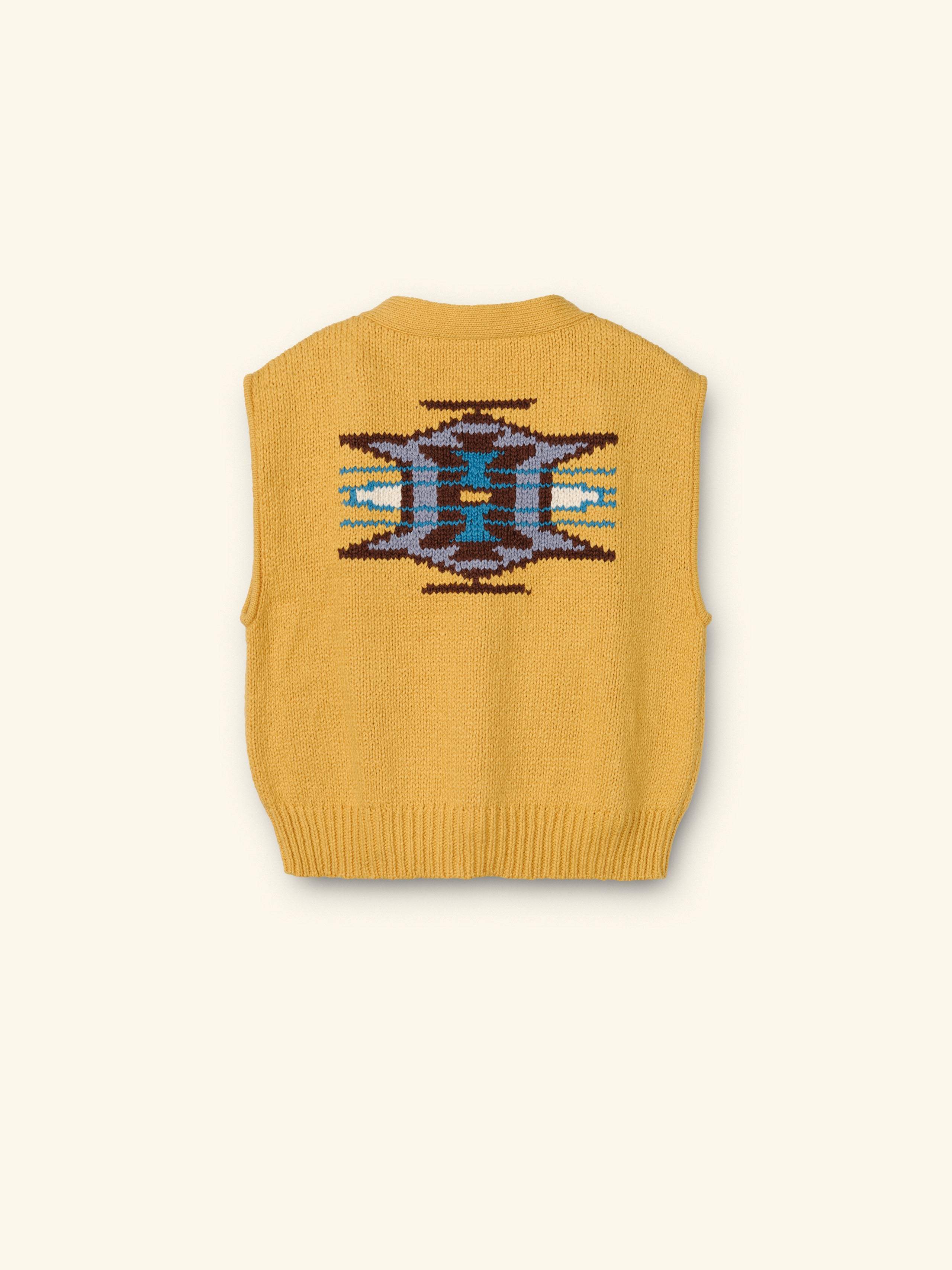 Frontier Knit Vest (Sun Yellow)
