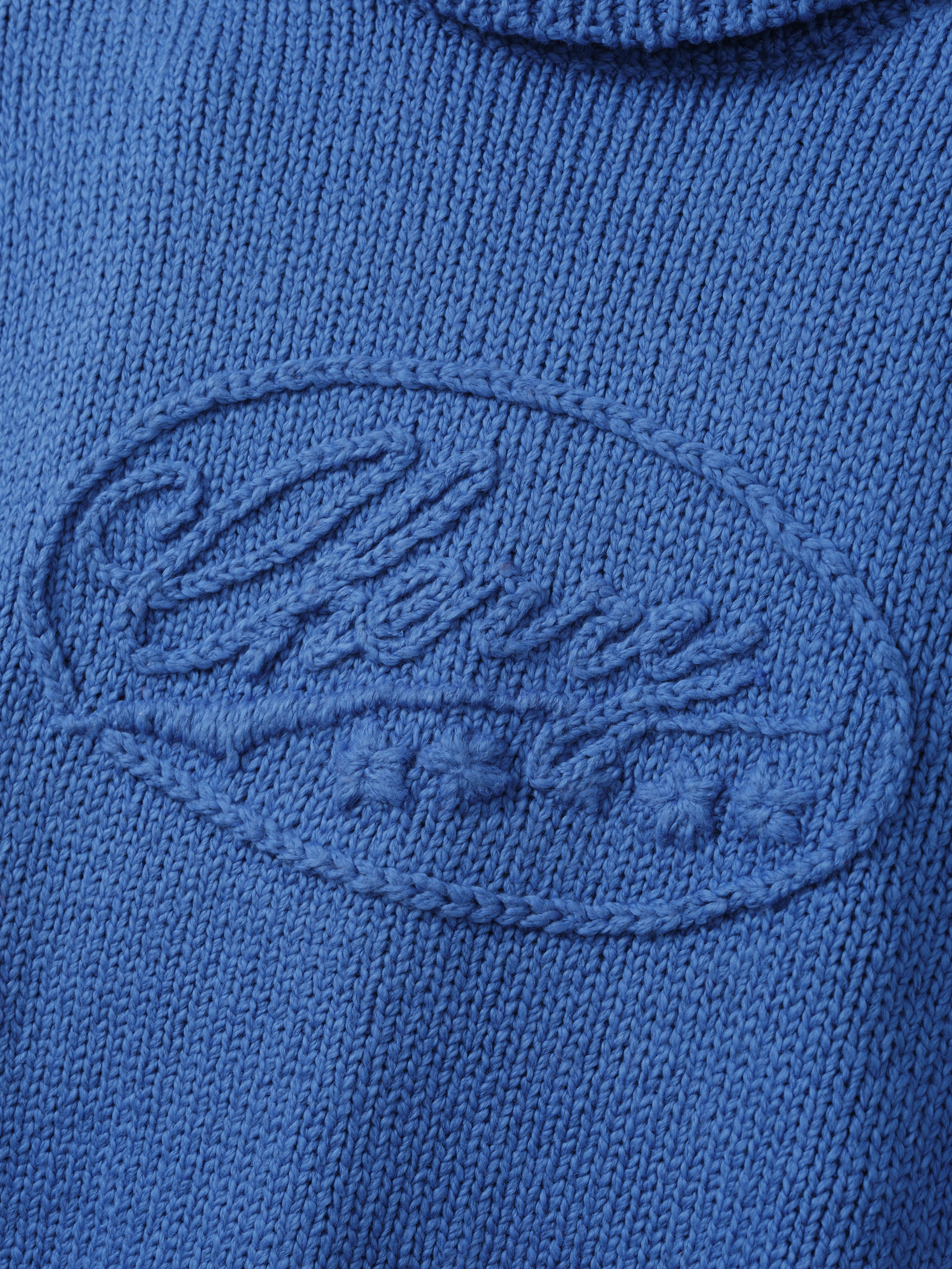 5 Star Knit Zip Jacket (Steel Blue) – CHERRY LA