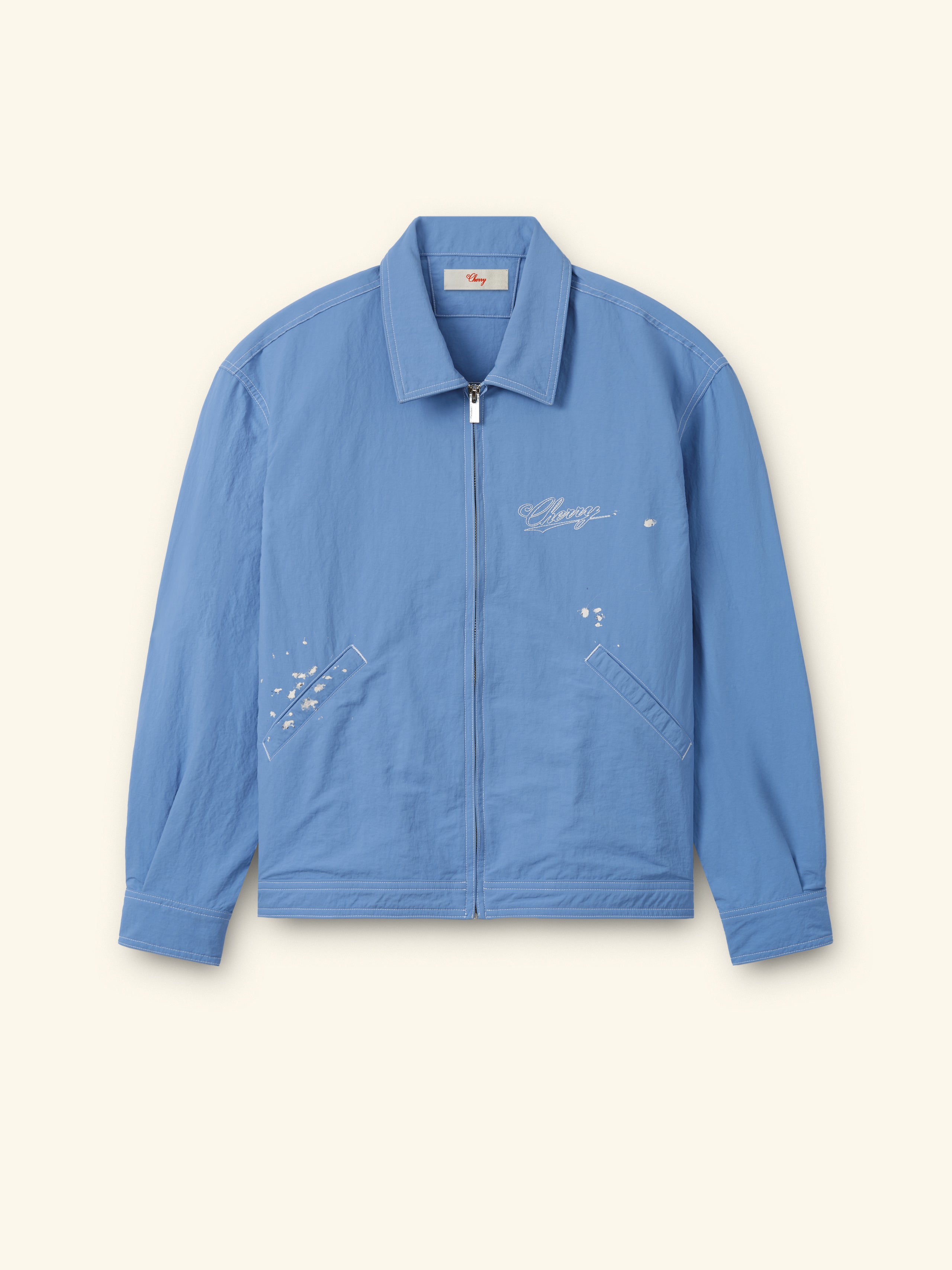 Nylon Running Jacket (Steel Blue)