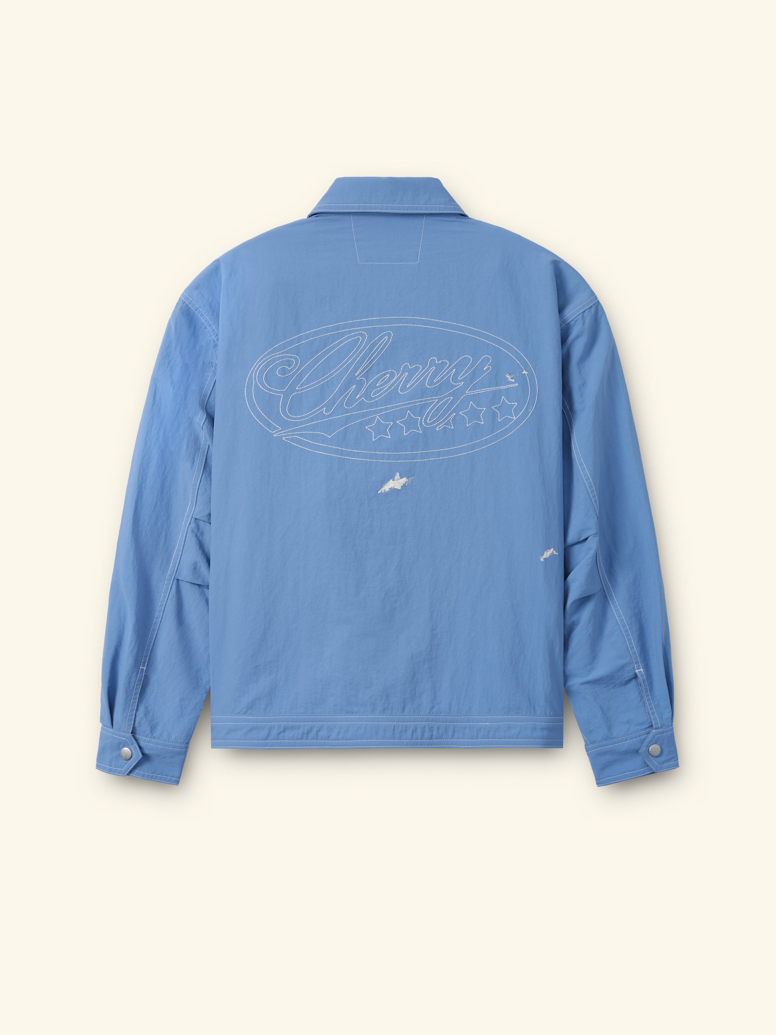 Nylon Running Jacket (Steel Blue)