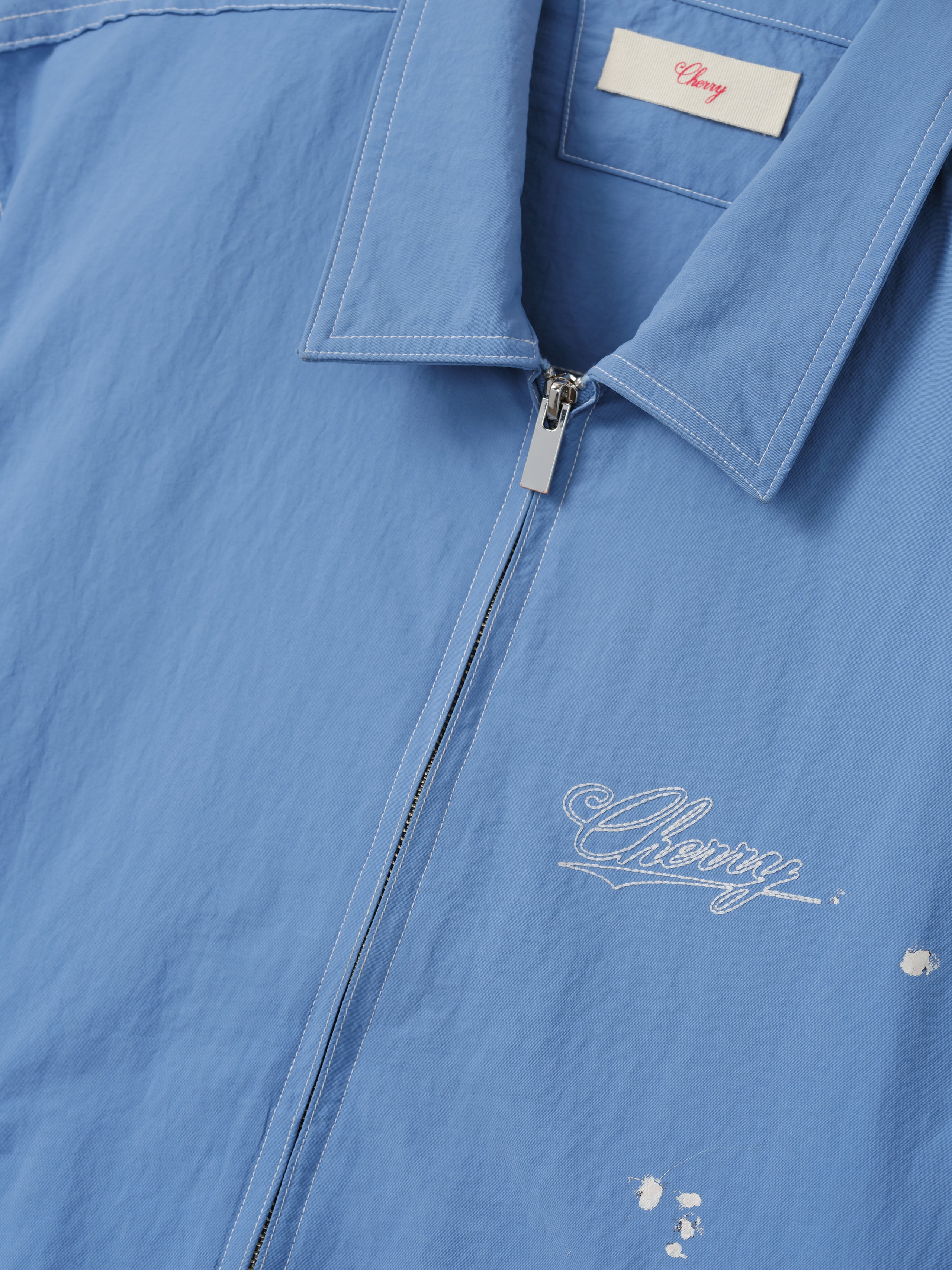 Nylon Running Jacket (Steel Blue)