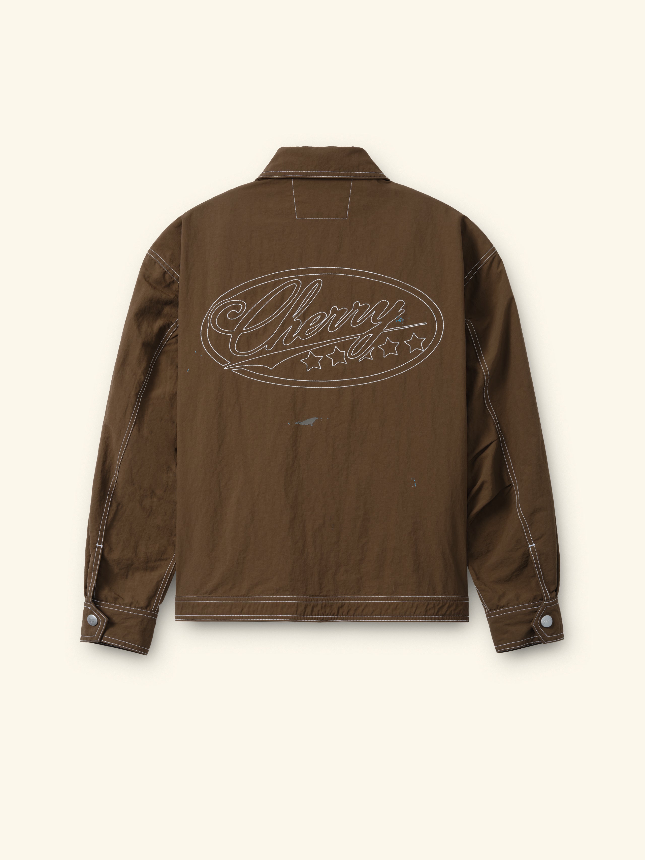 Nylon Running Jacket (Brown) – CHERRY LA