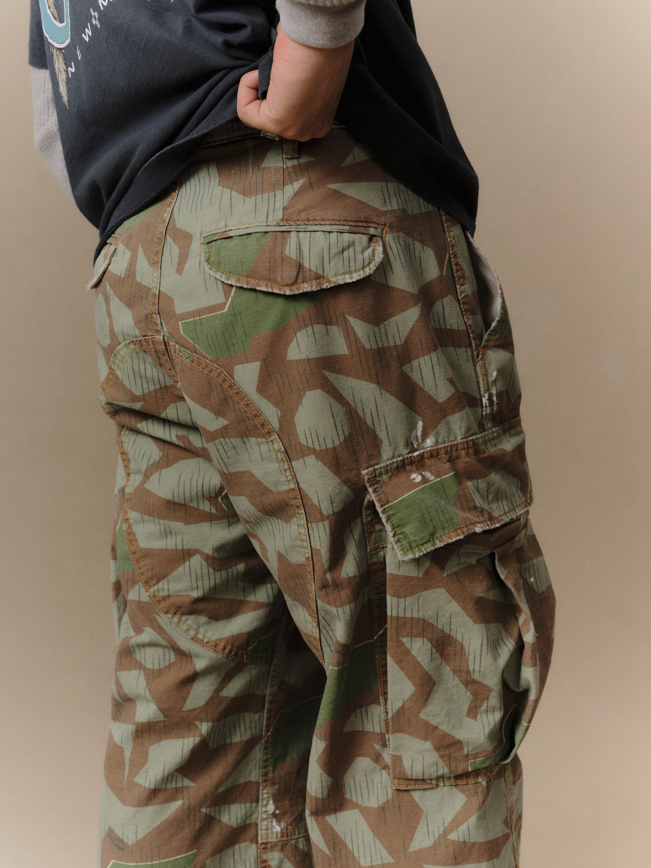 Wide Leg Cargo Pants (Camo) – CHERRY LA
