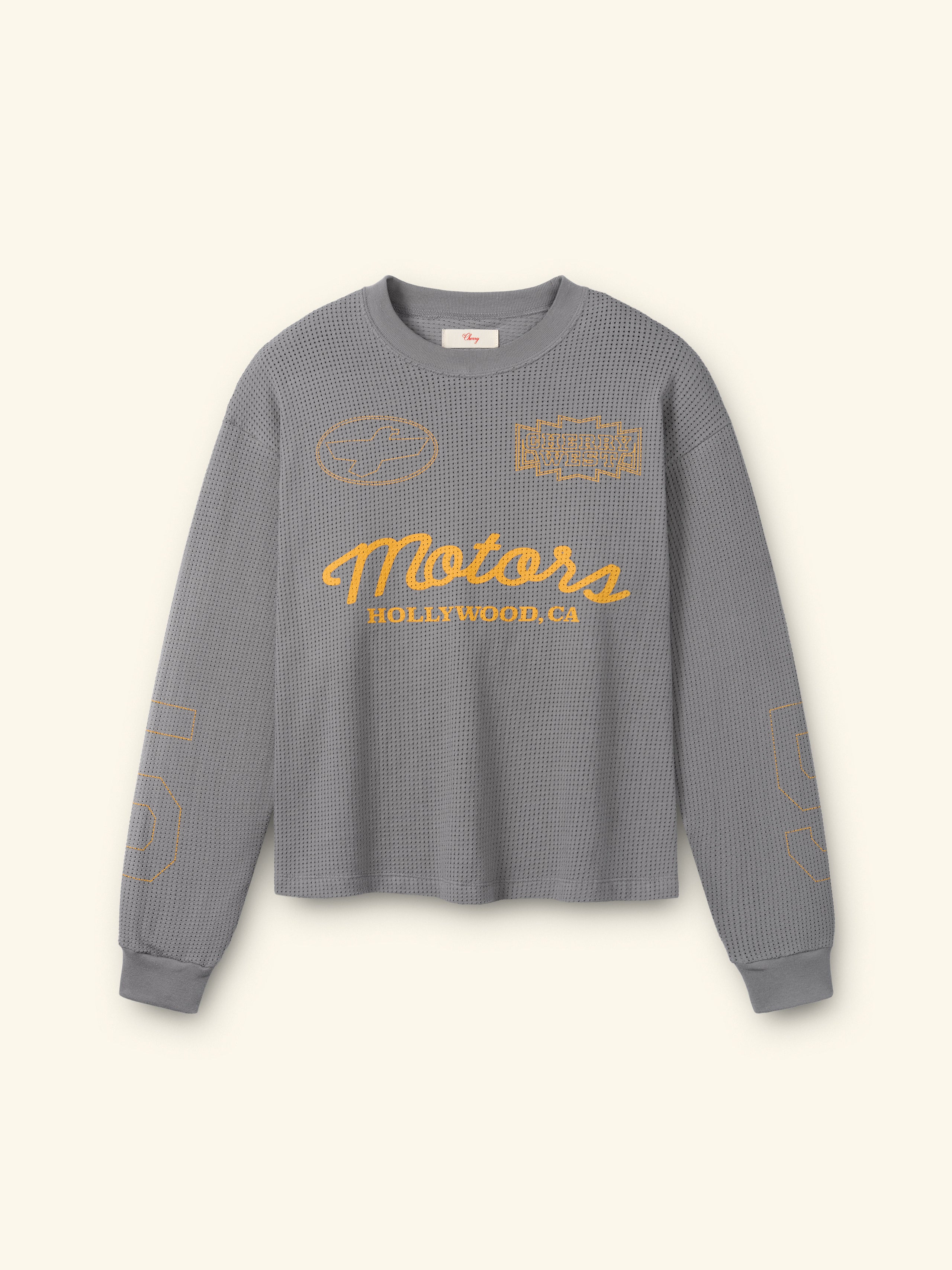 Mesh Motors Long Sleeve (Charcoal)