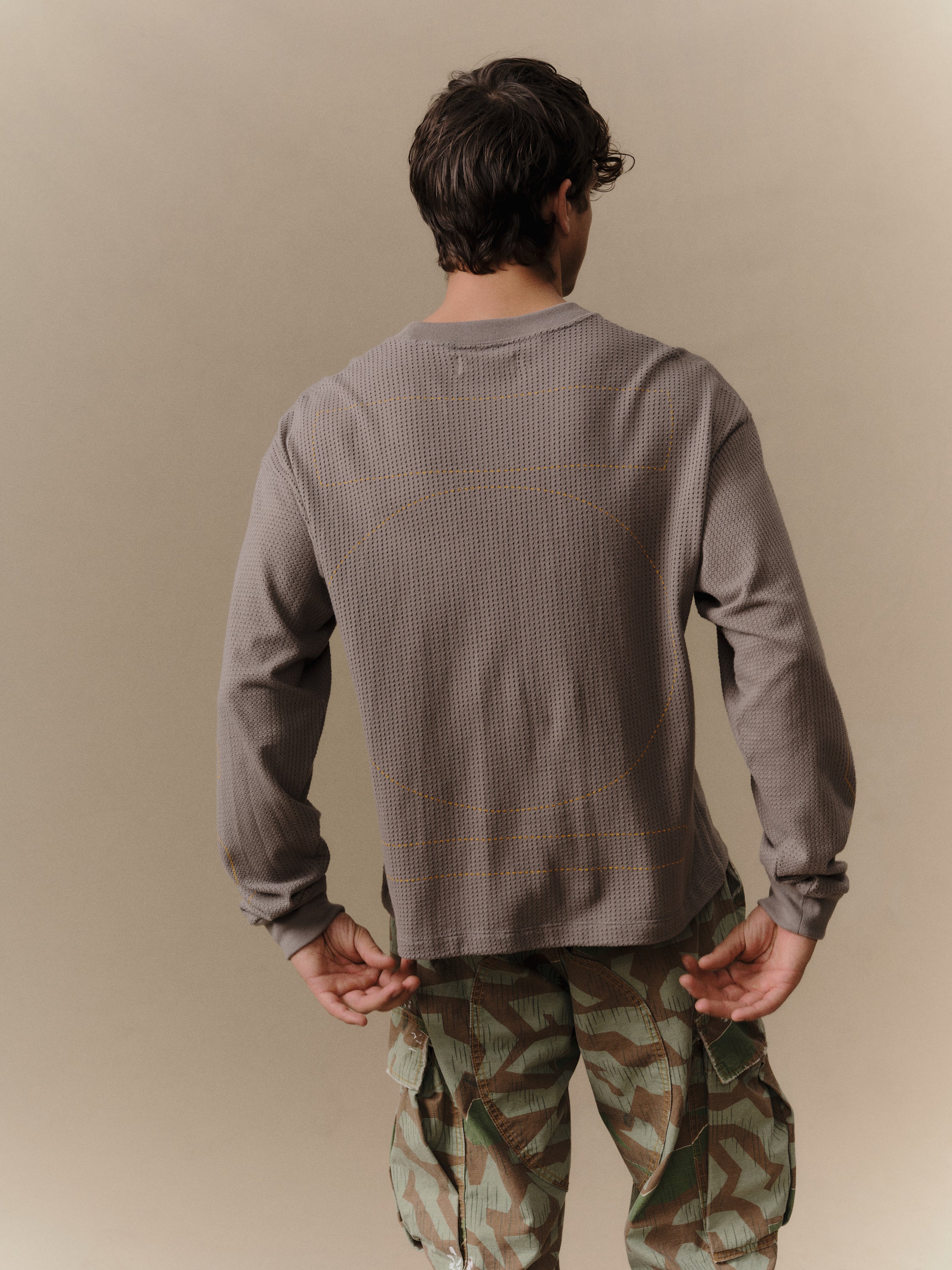 Mesh Motors Long Sleeve (Charcoal)