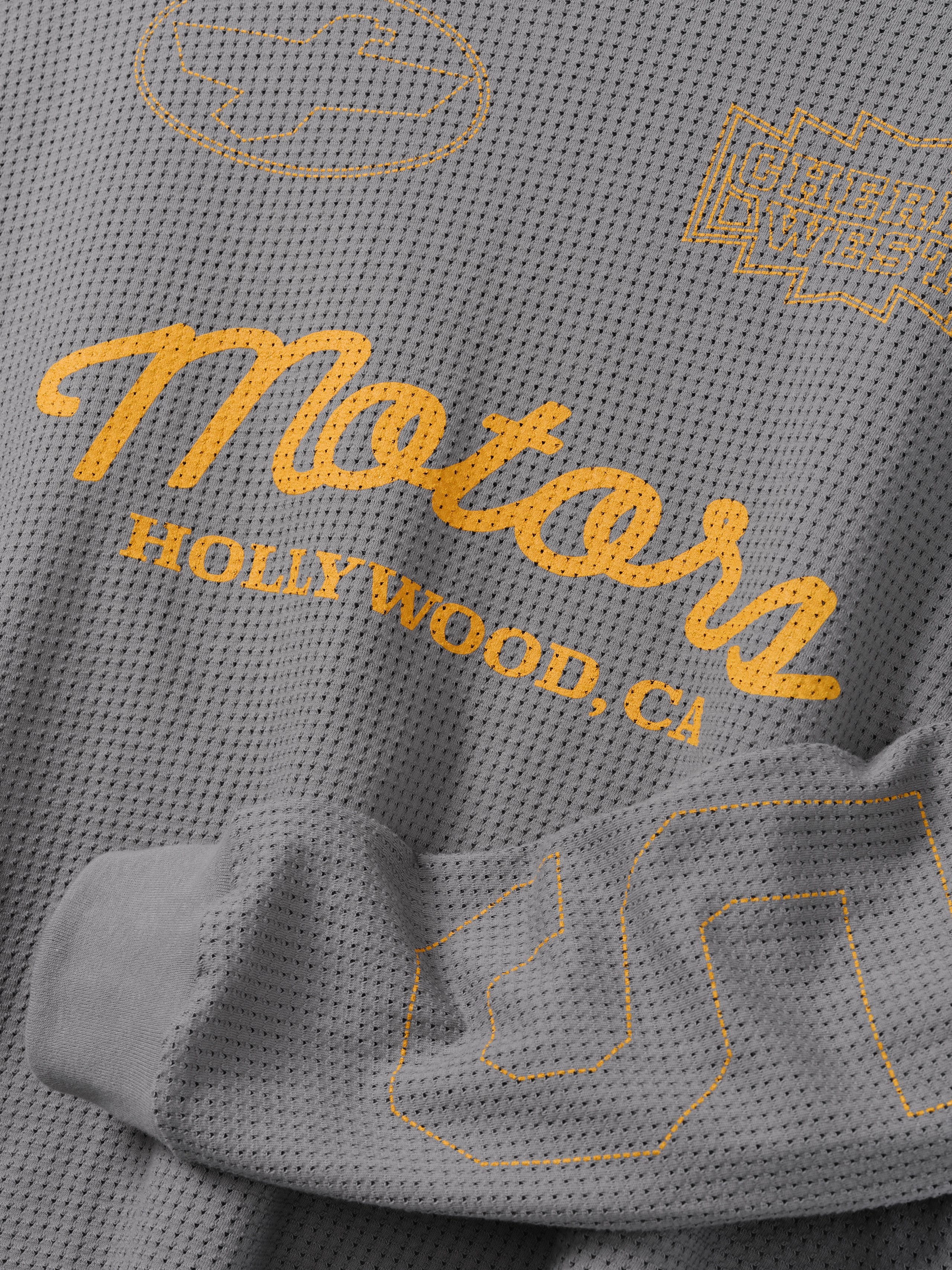 Mesh Motors Long Sleeve (Charcoal)
