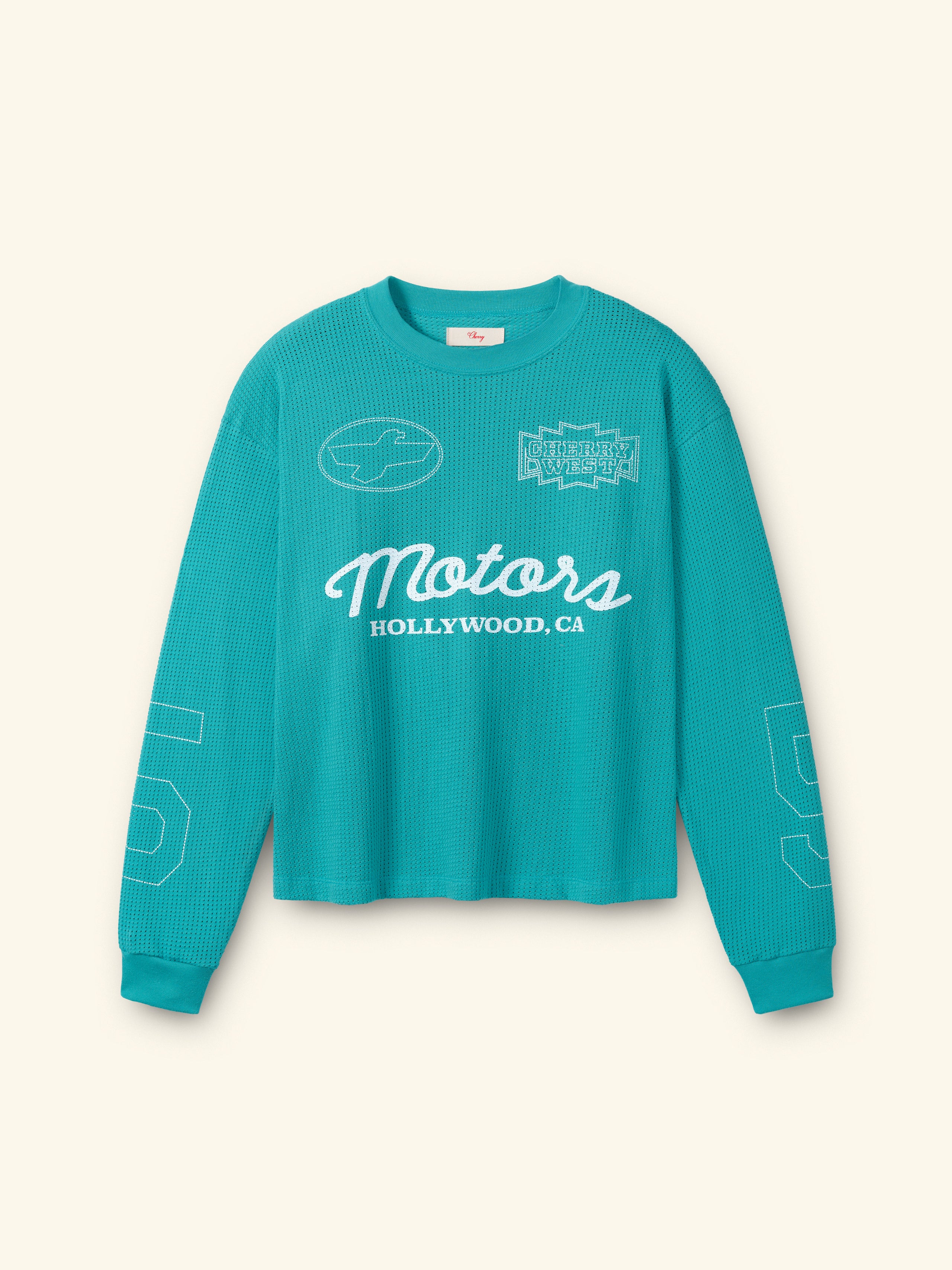 Mesh Motors Long Sleeve (Turquoise)