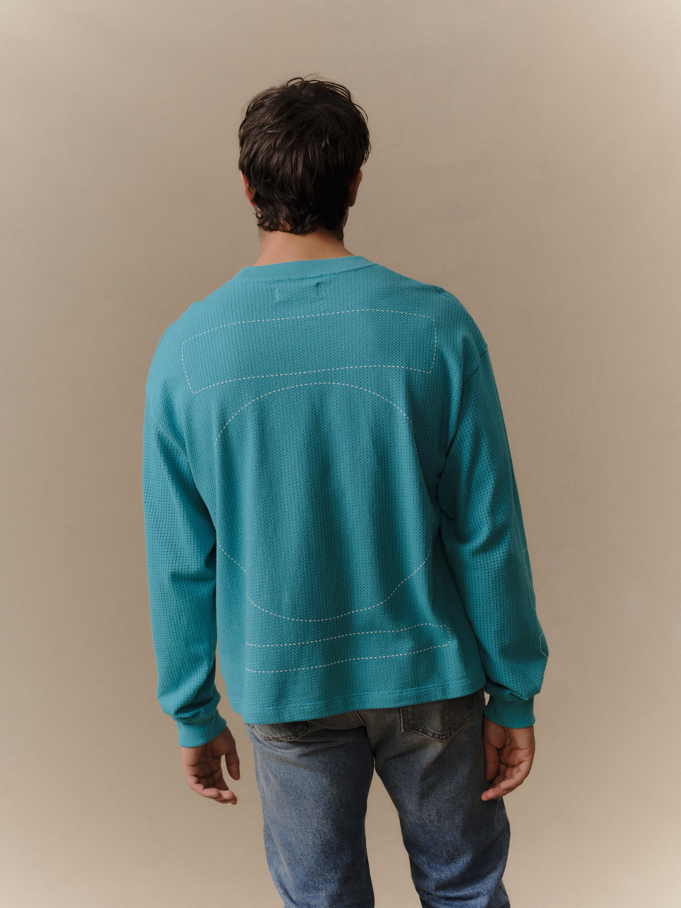 Mesh Motors Long Sleeve (Turquoise)
