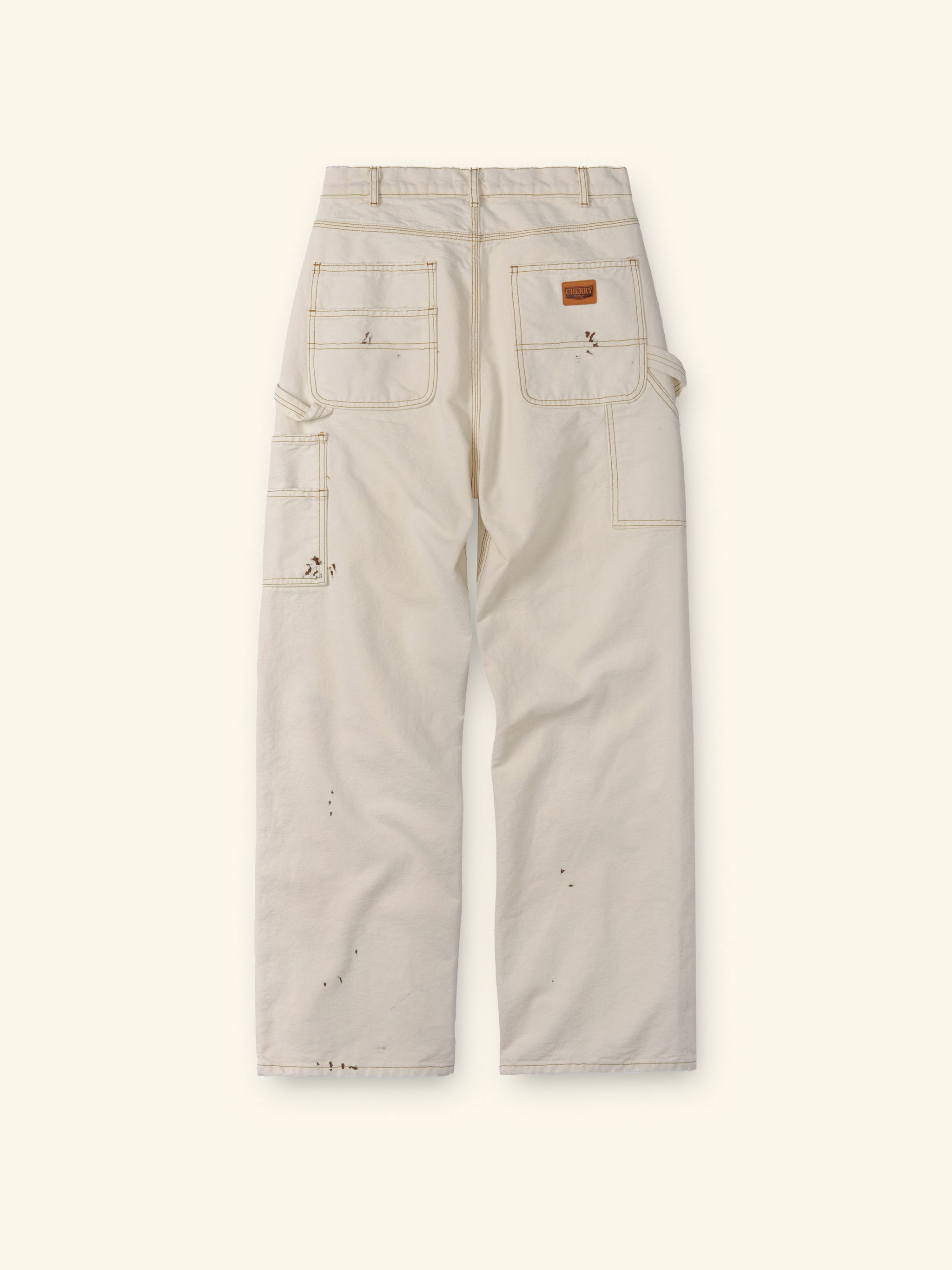 Canvas Carpenter Pant (Vintage White) – CHERRY LA