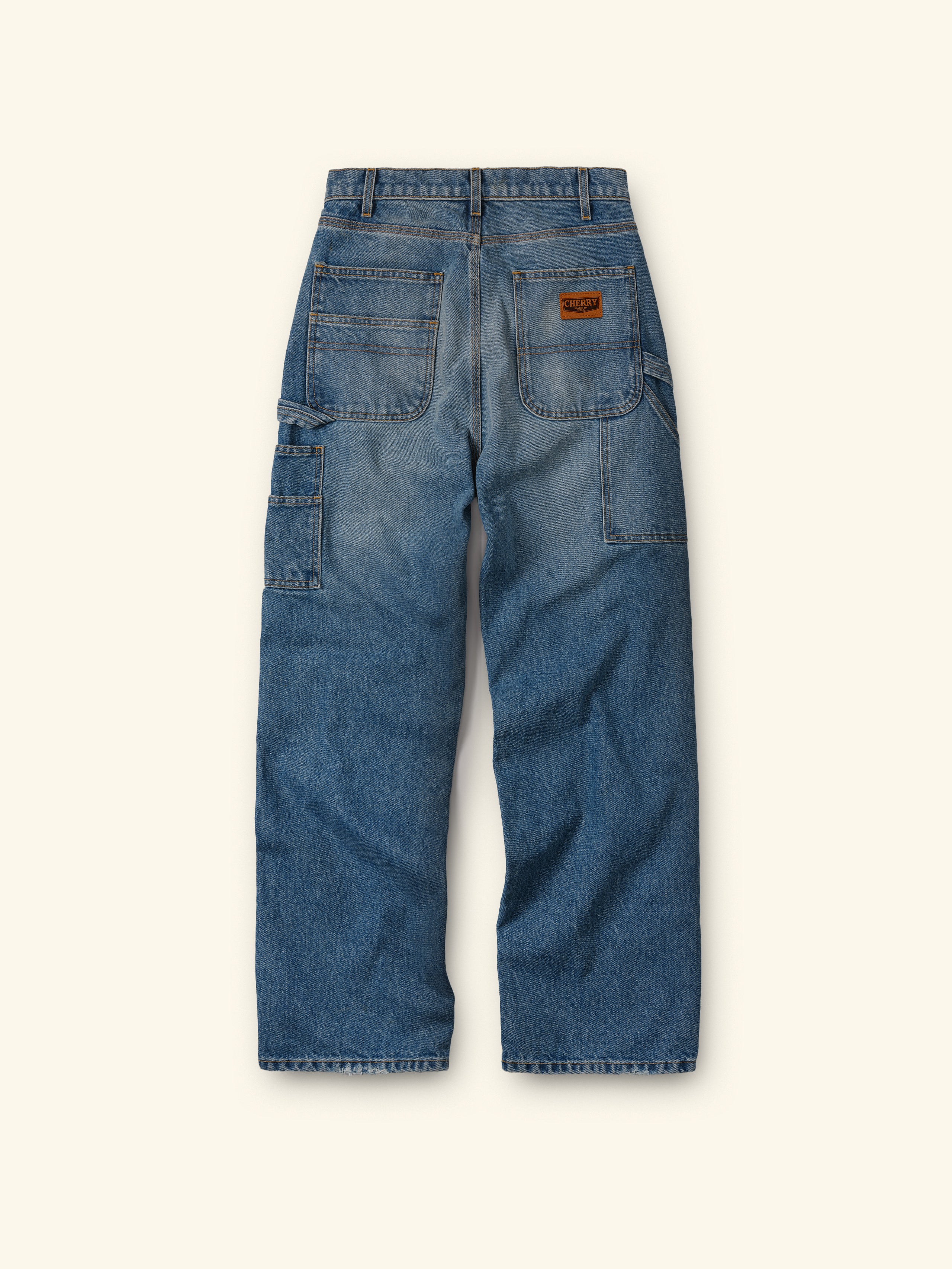 Denim Carpenter Pant (Medium Wash) – CHERRY LA