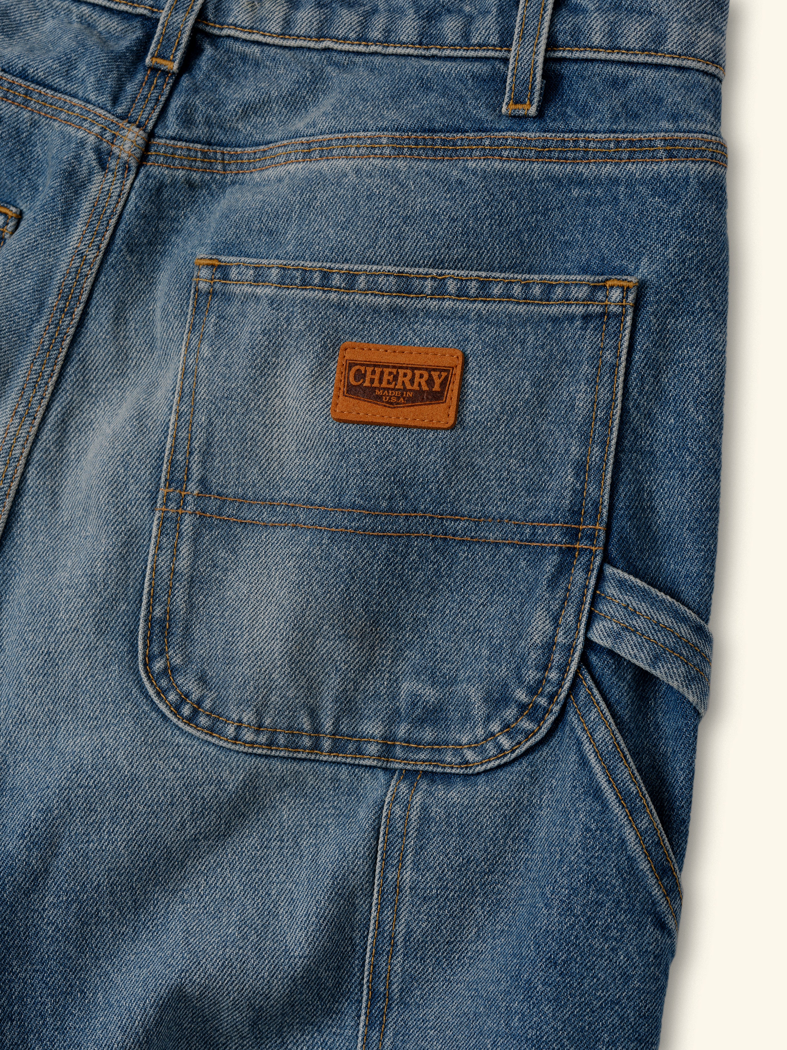 Denim Carpenter Pant (Medium Wash) – CHERRY LA