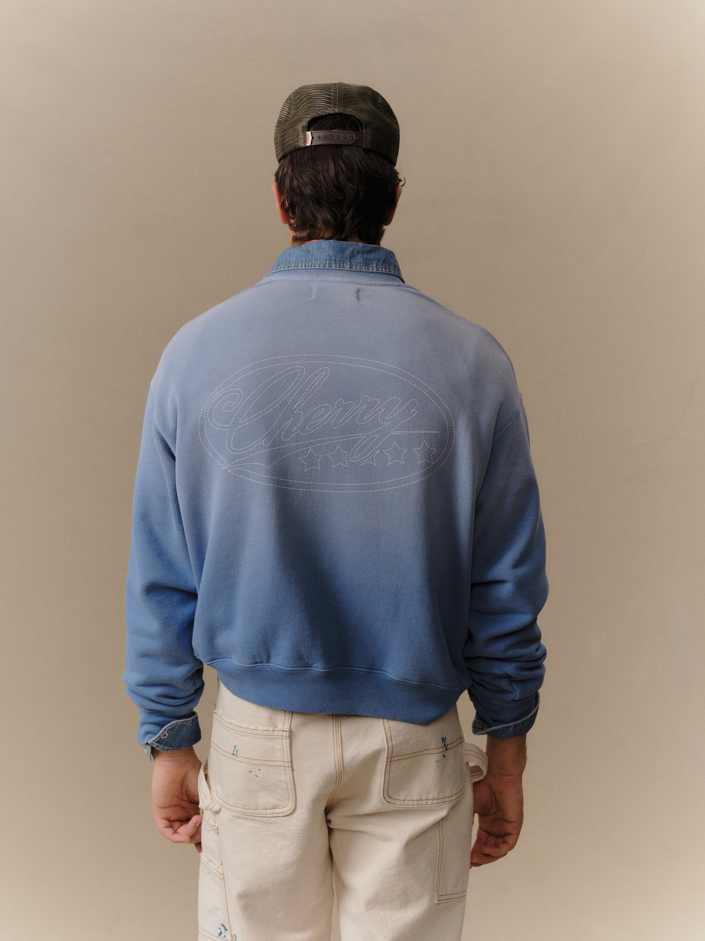 1 Star Crewneck (Steel Blue)