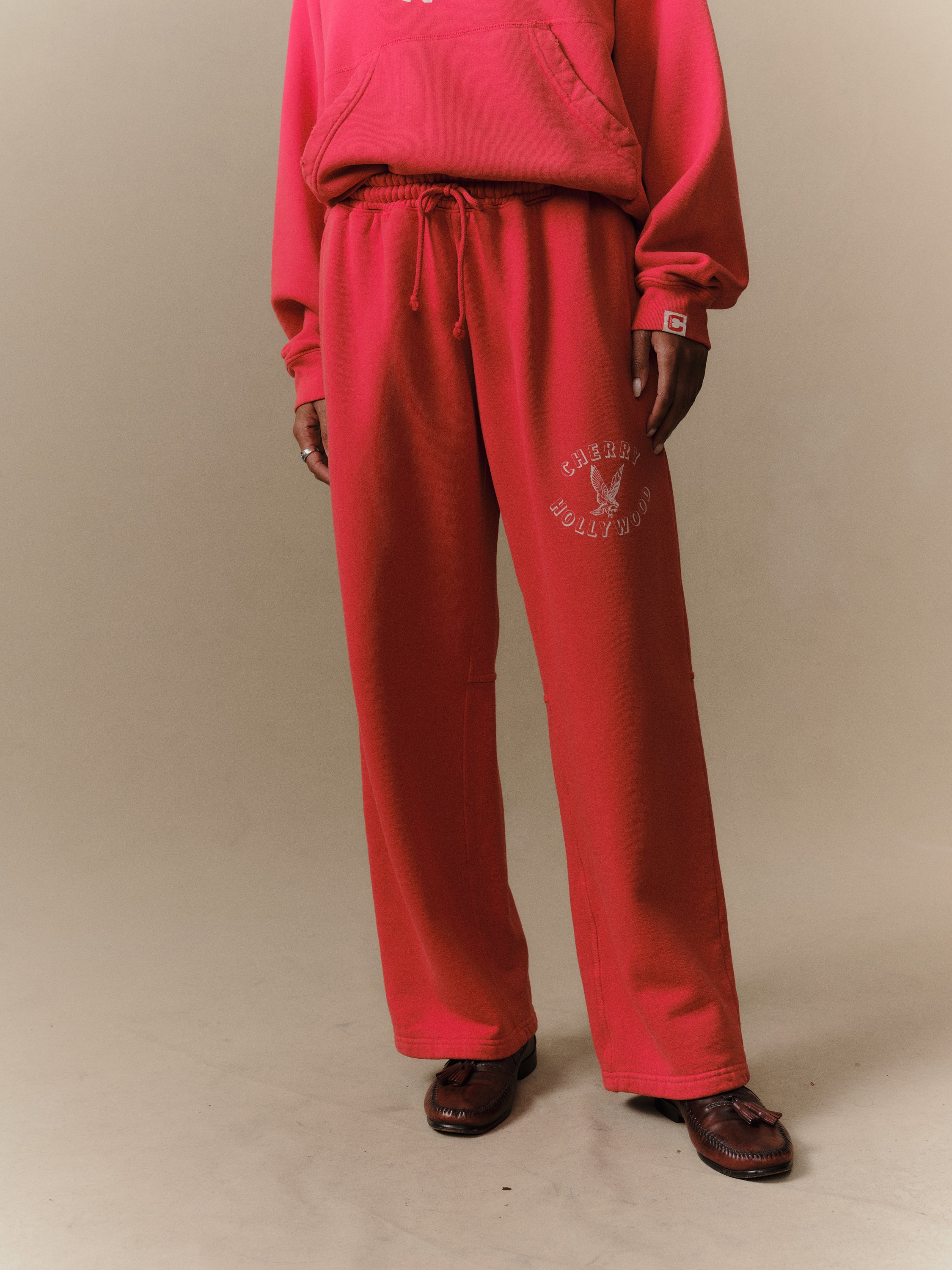 Hollywood Parachute Sweatpants (Tomato)