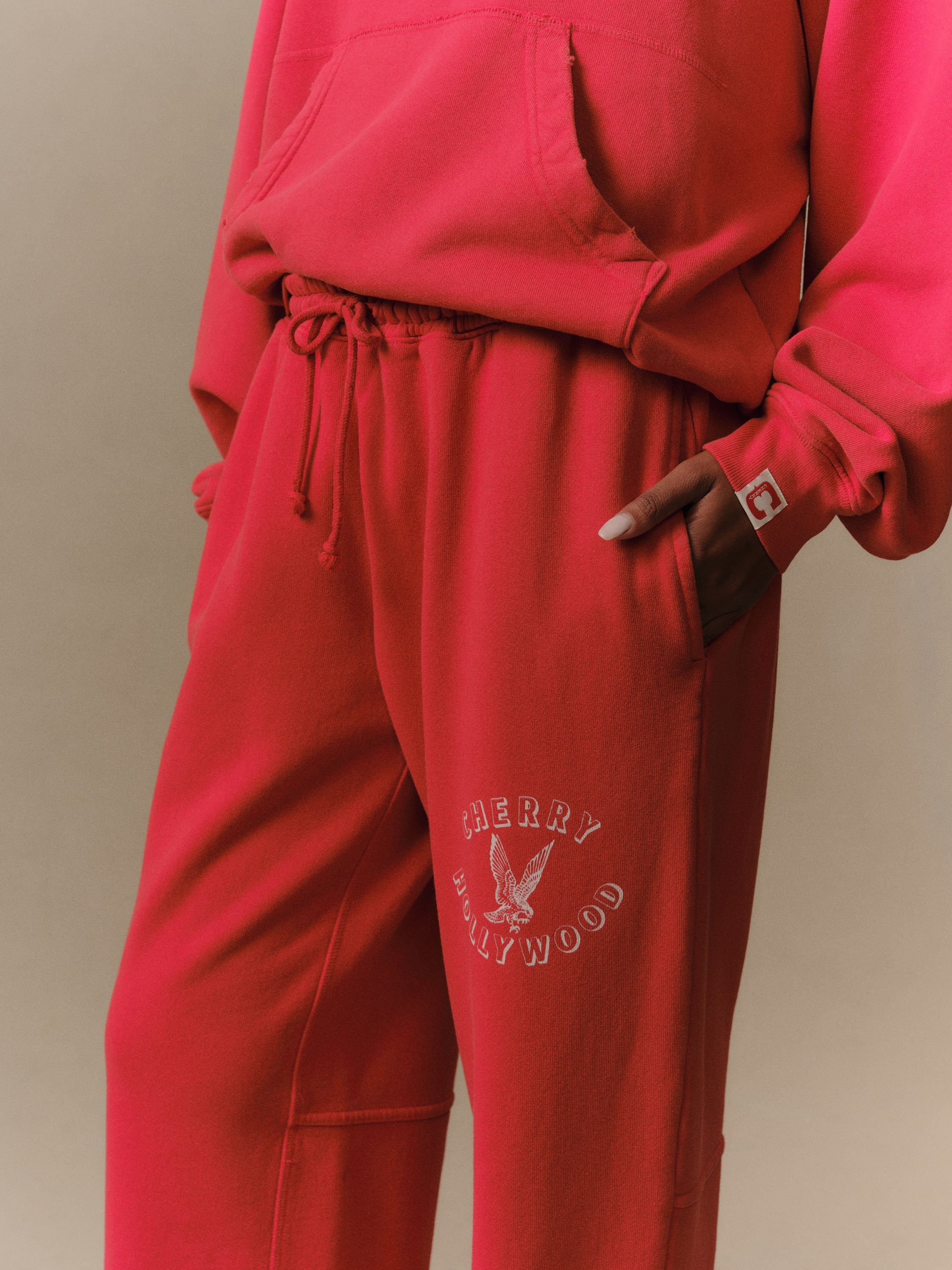Hollywood Parachute Sweatpants (Tomato)