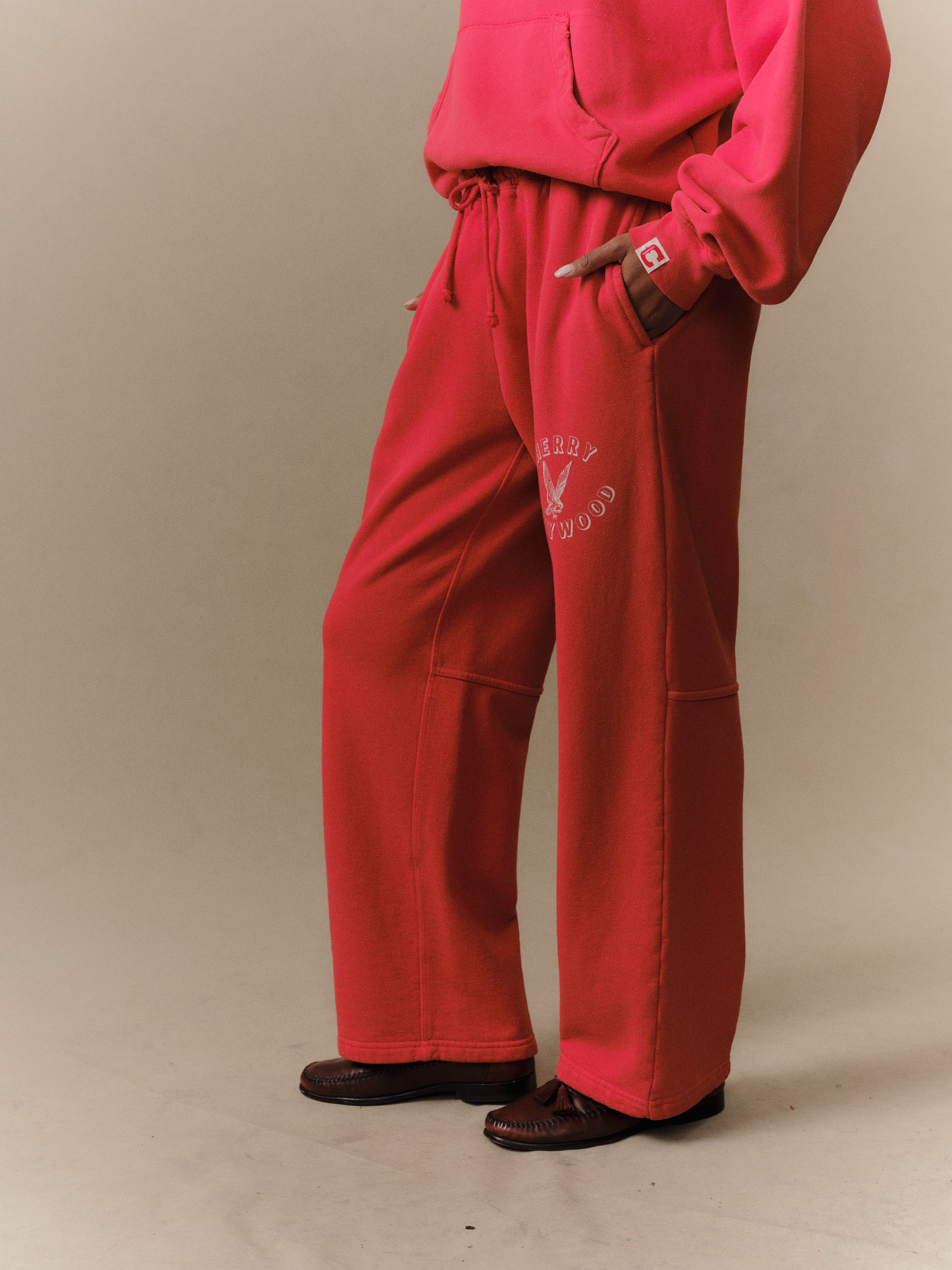 Hollywood Parachute Sweatpants (Tomato)