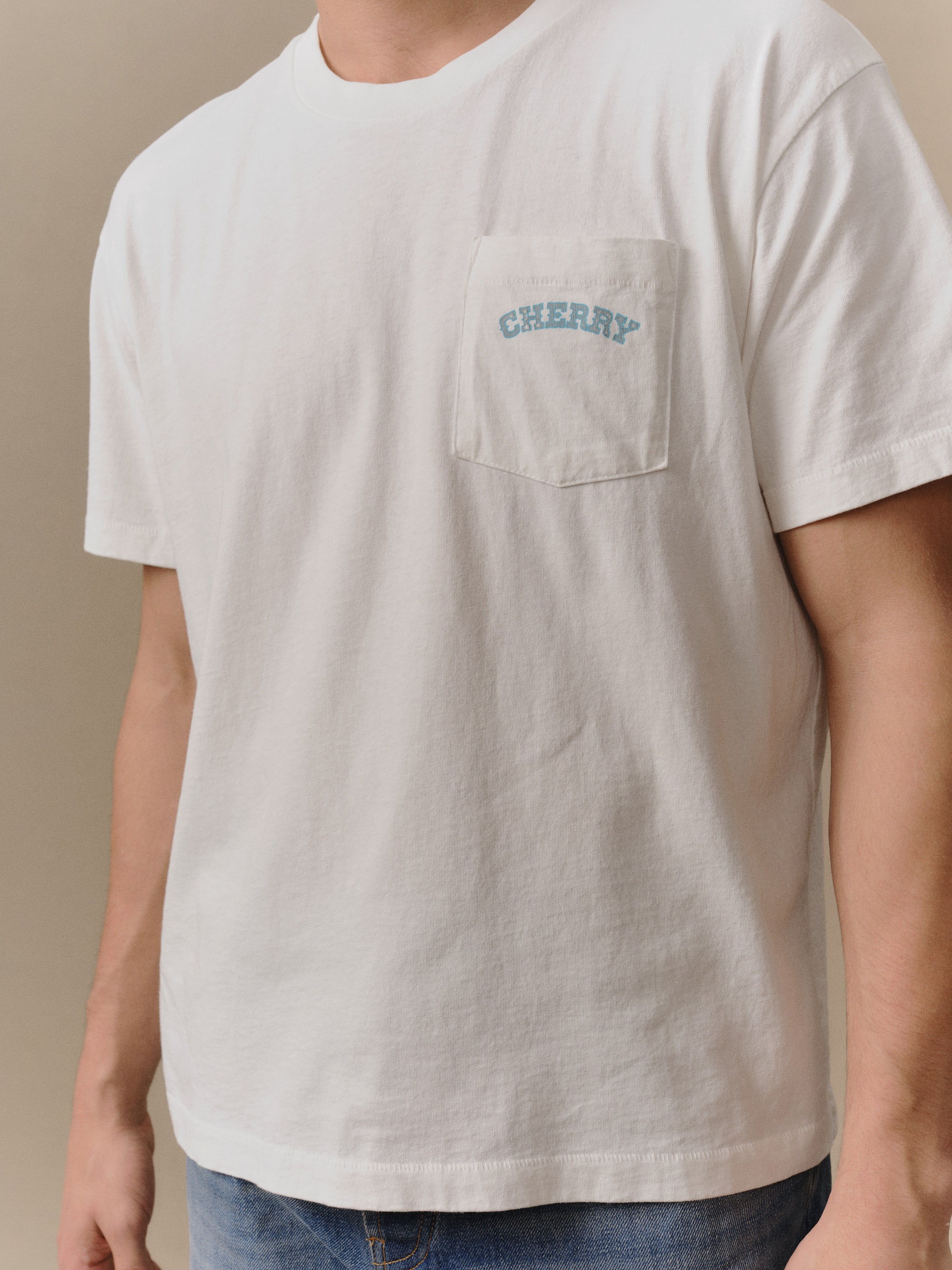 Palamino Classic Pocket T-Shirt (Vintage White) – CHERRY LA