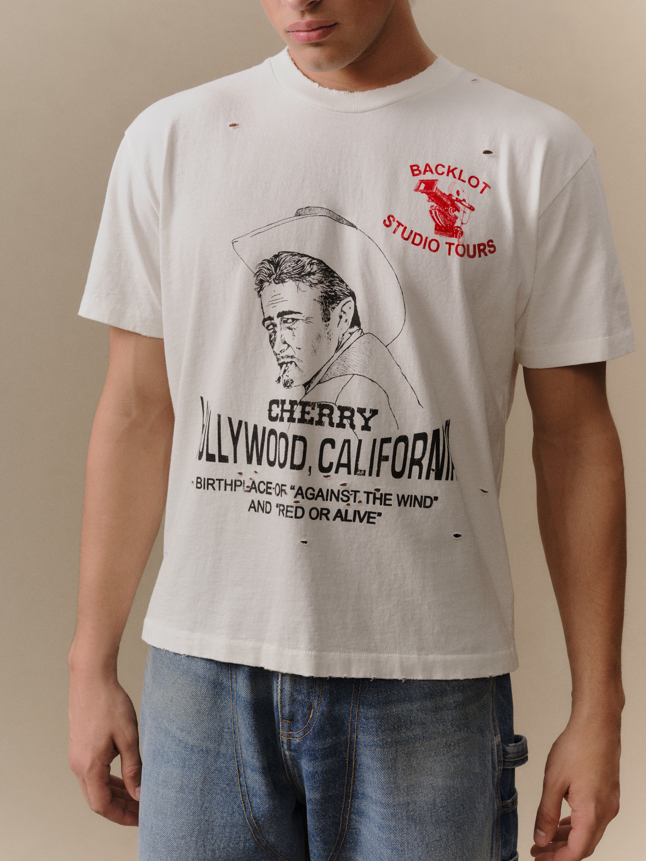 Back Lot Classic T-Shirt (Vintage White)