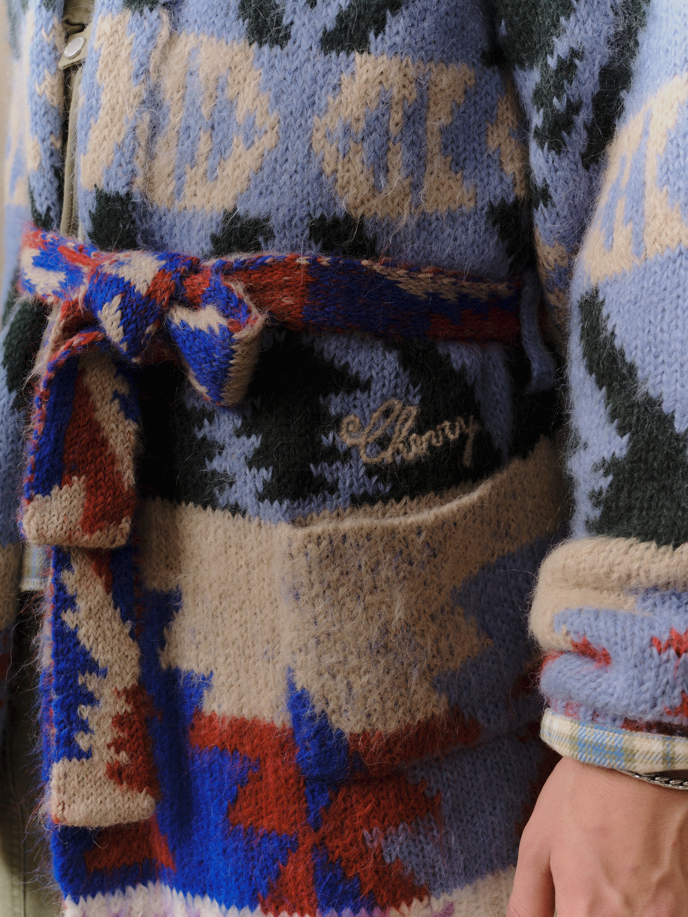Frontier Striped Smoking Jacket