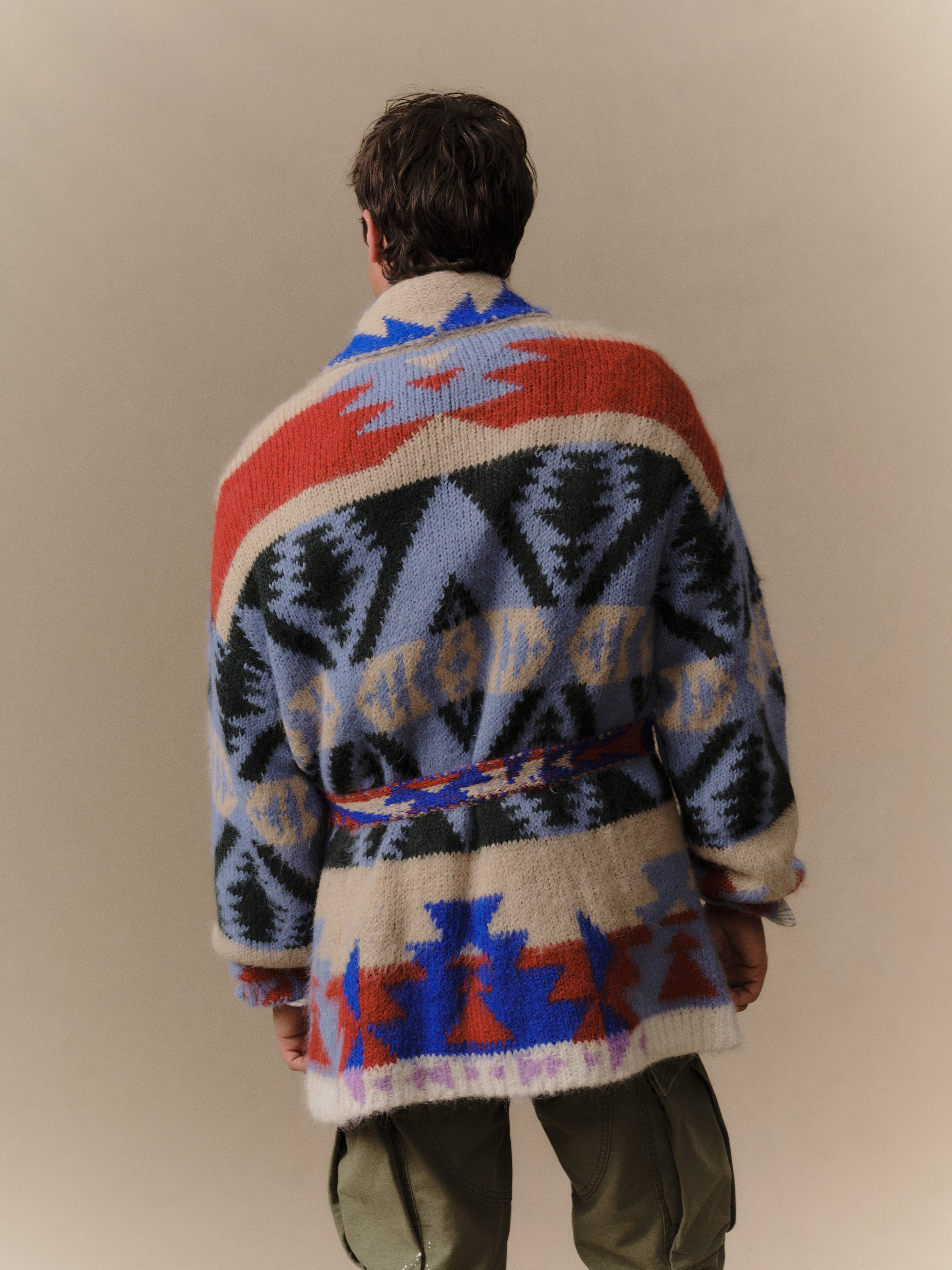 Frontier Striped Smoking Jacket