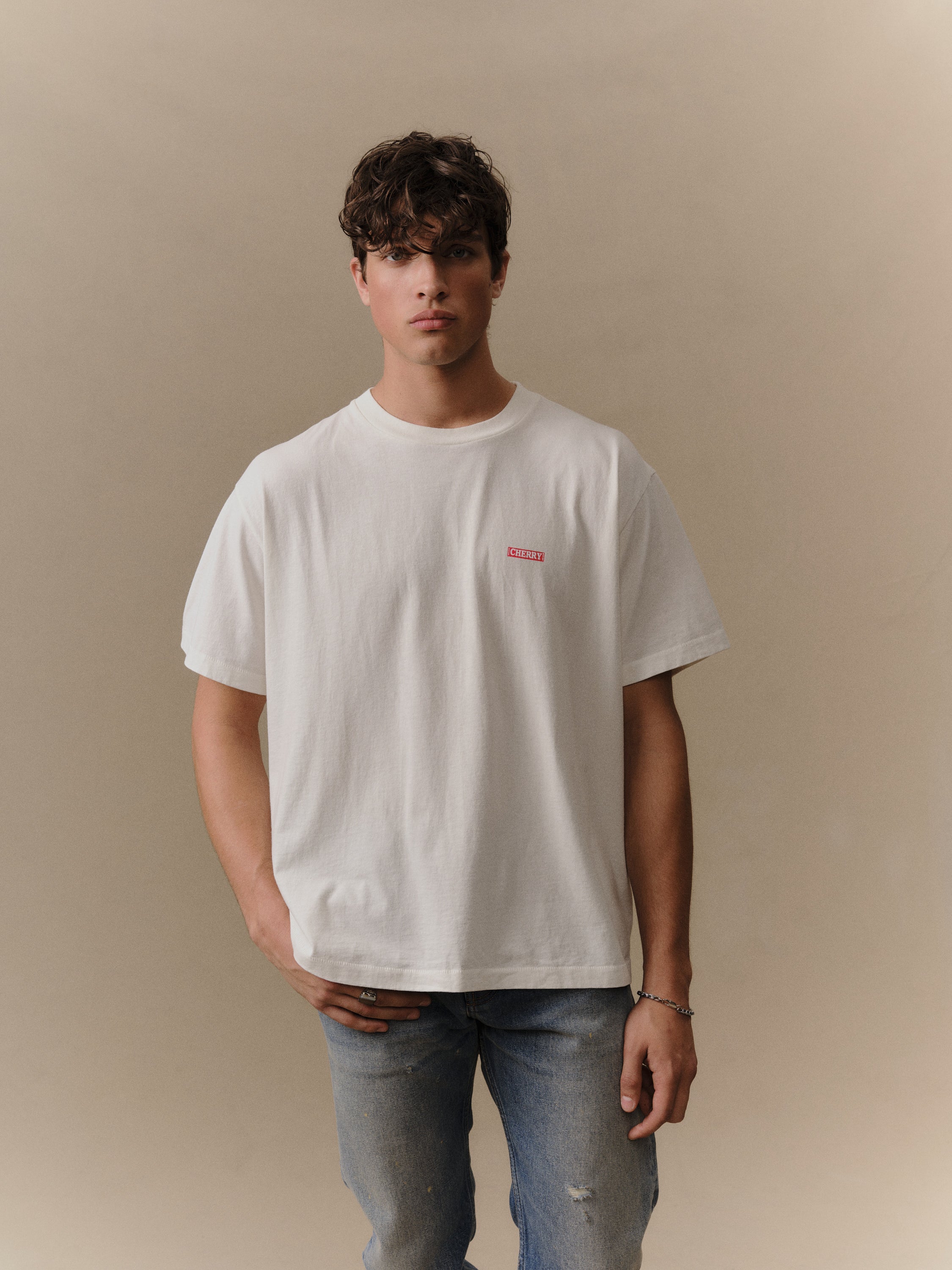 Desert Boxy T-Shirt (Vintage White)