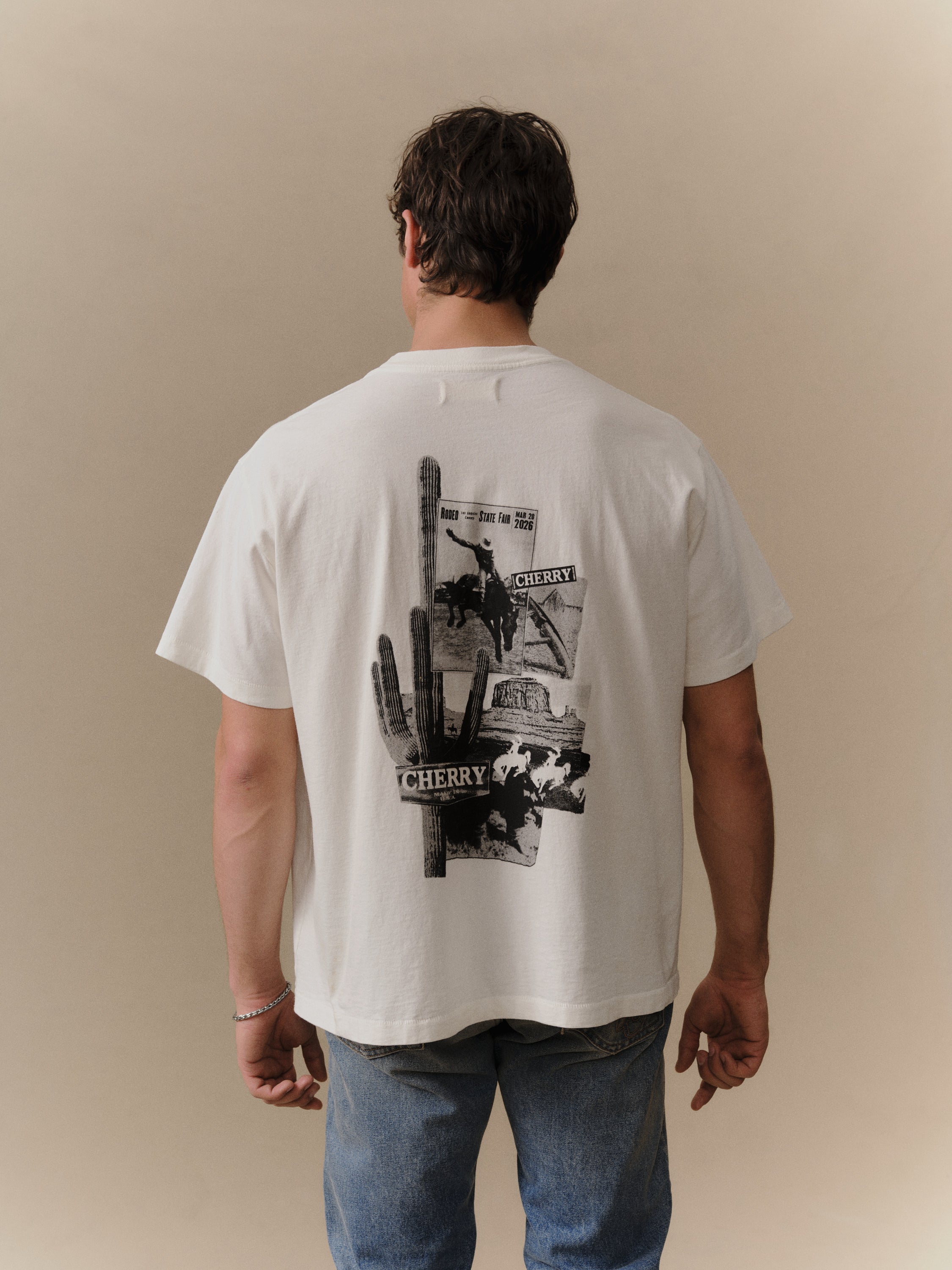 Desert Boxy T-Shirt (Vintage White)