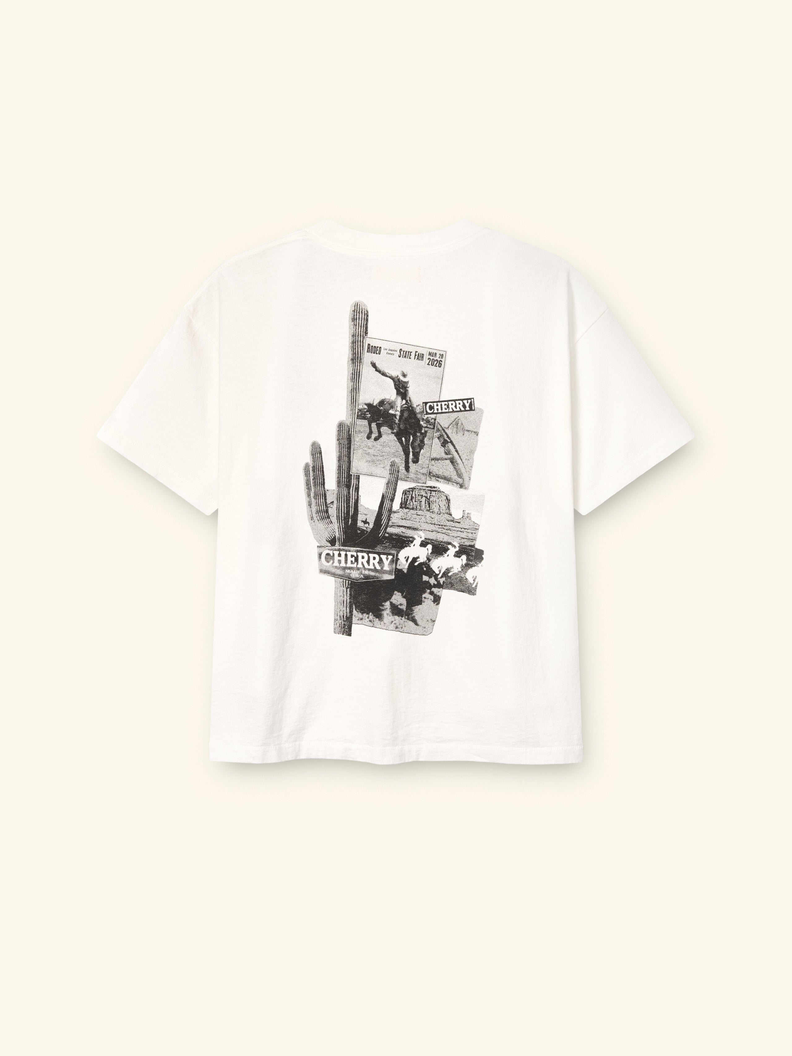 Desert Boxy T-Shirt (Vintage White)