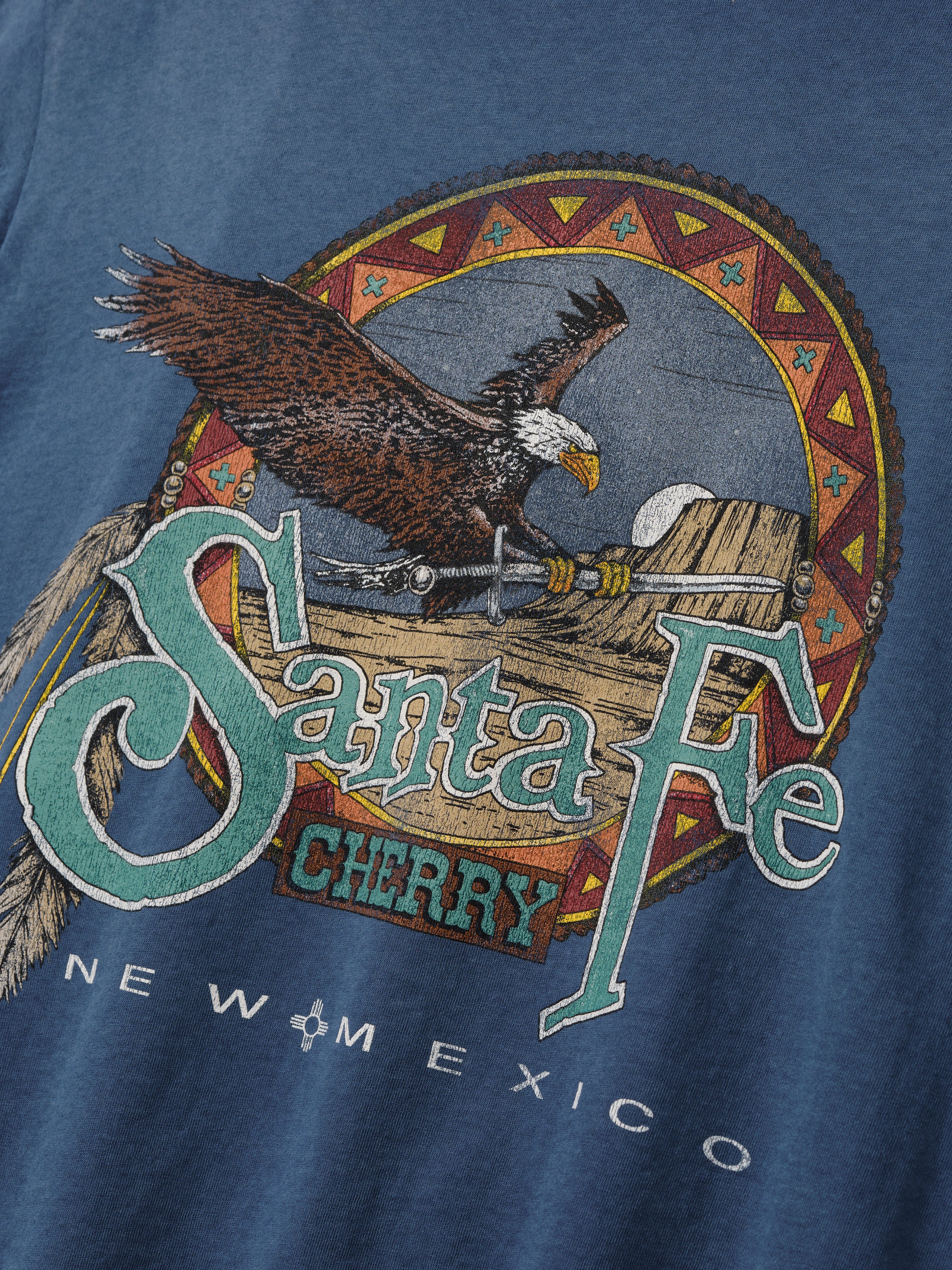 Santa Fe Layered Thermal T-Shirt (Faded Navy)