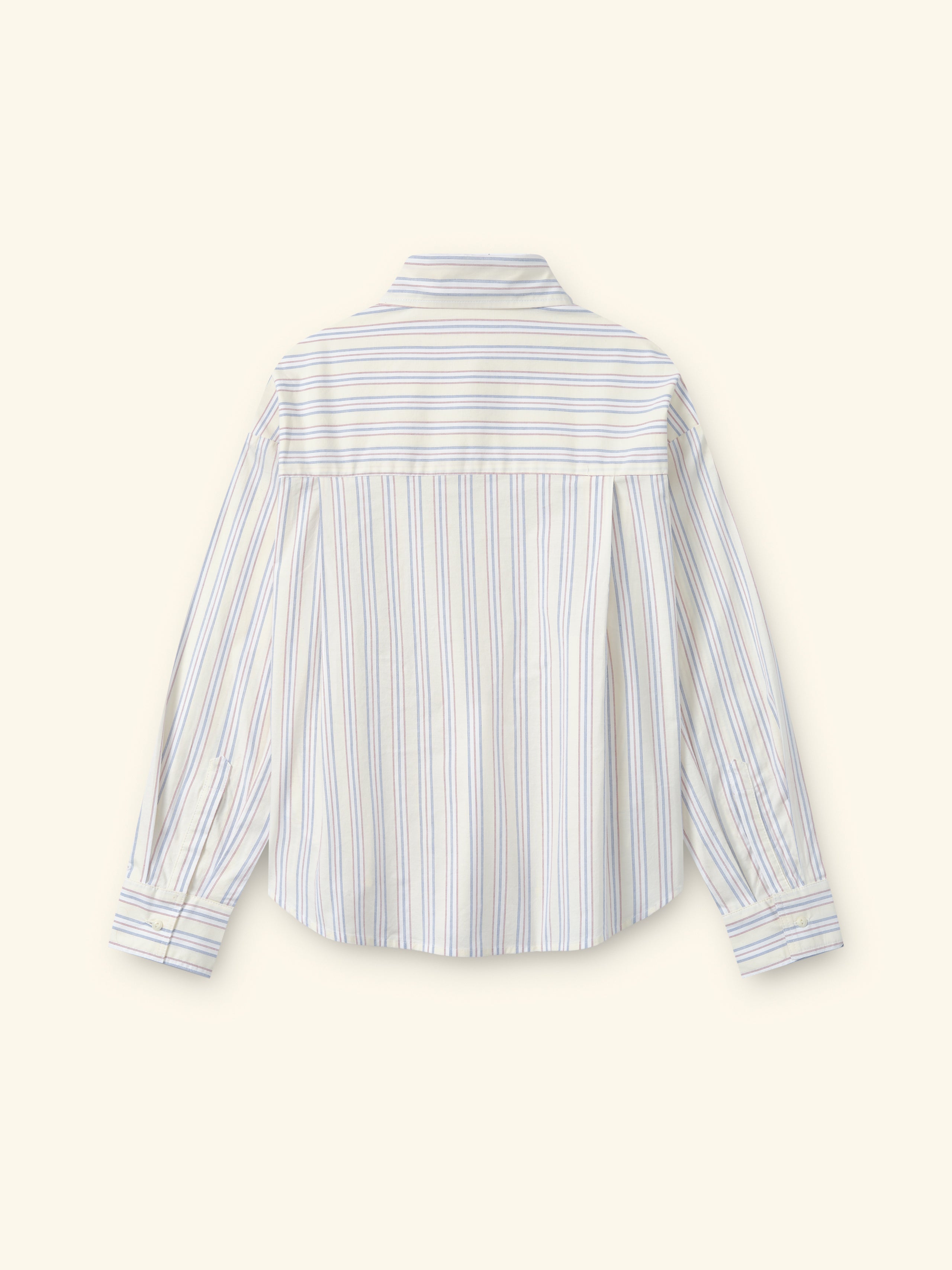 Women's Boxy Stripe Button Up