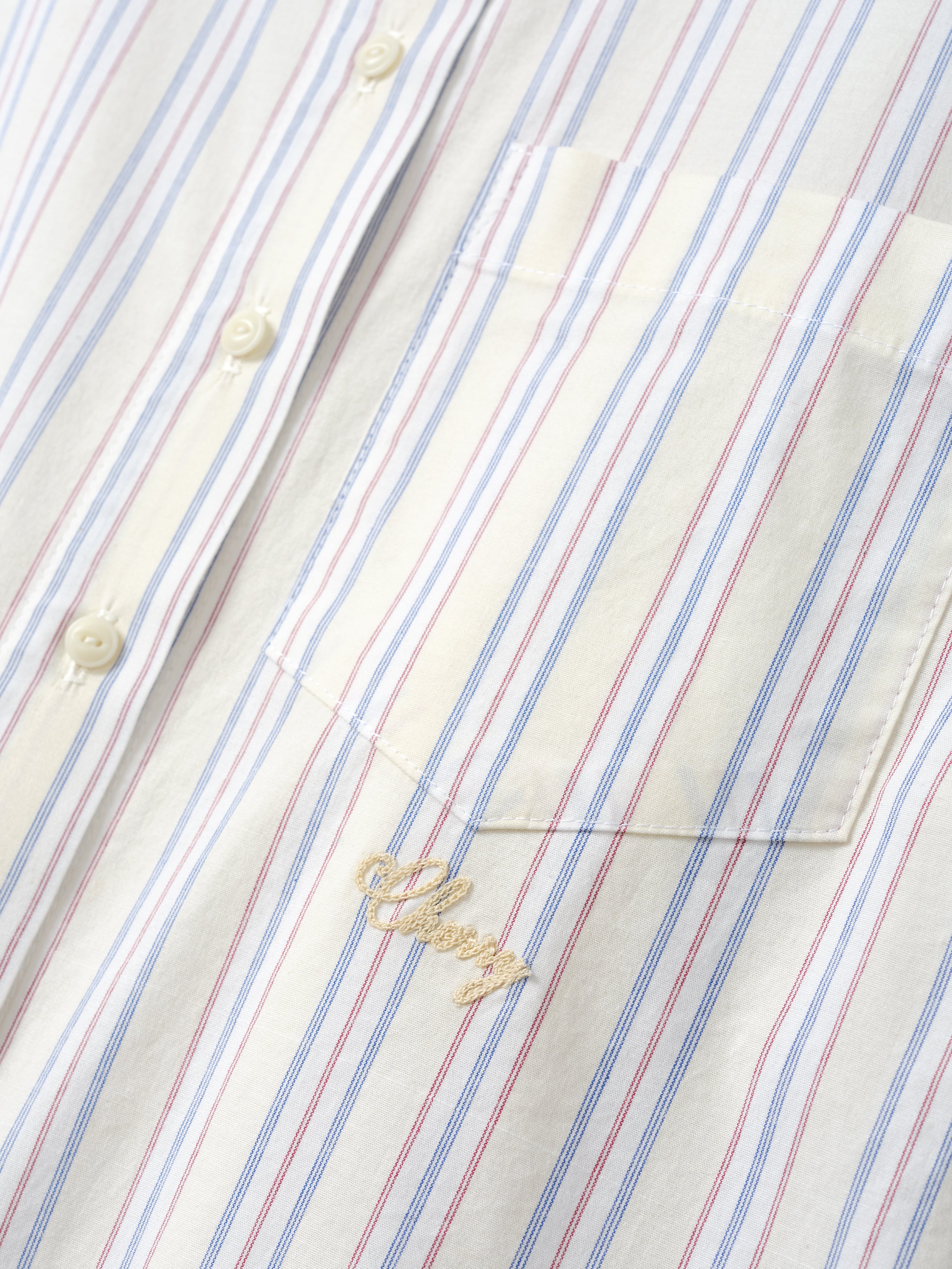 Women's Boxy Stripe Button Up