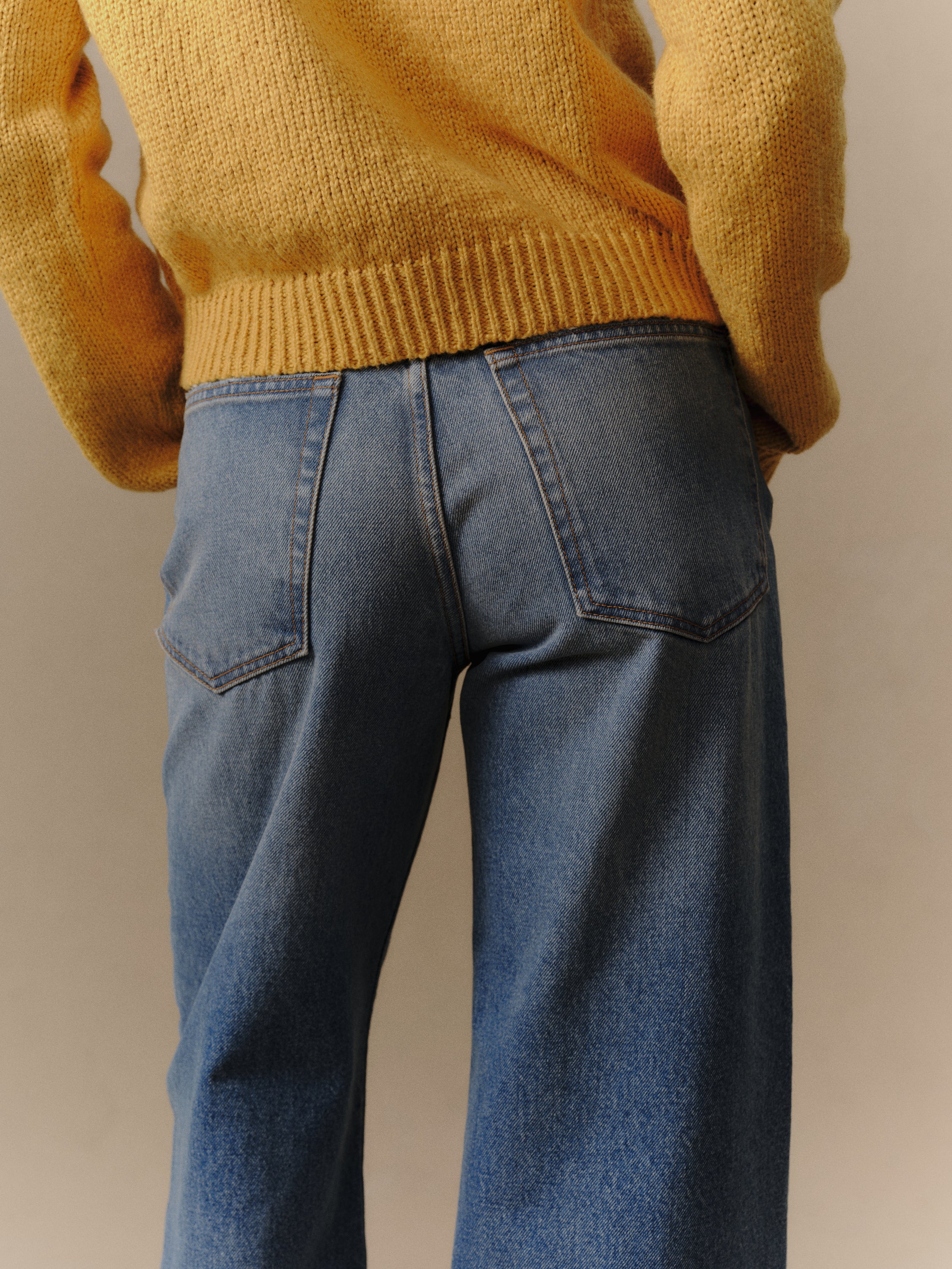 Women's Wide Leg Denim (Medium Wash)