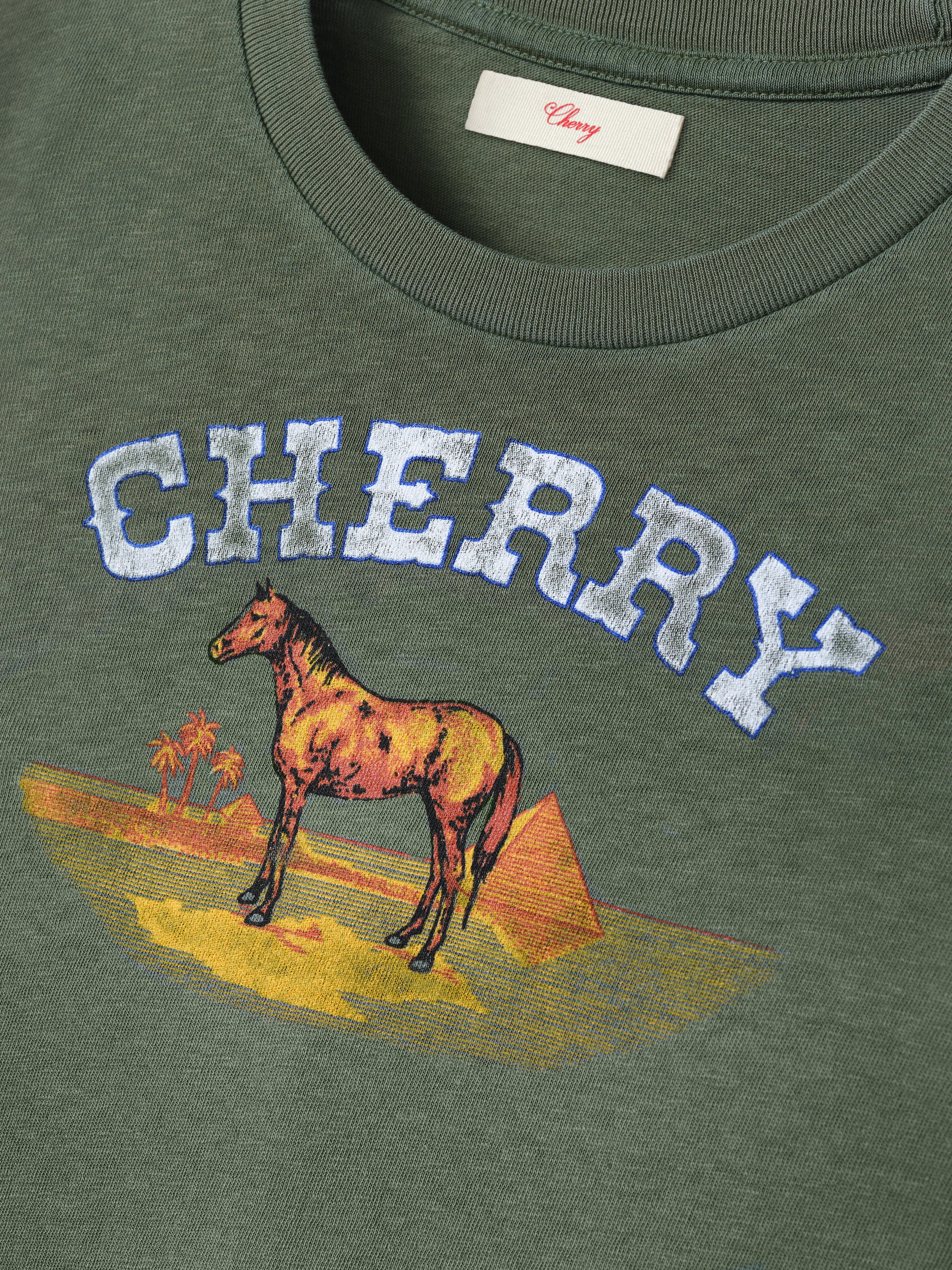 Palamino Baby Tee (Army Green)