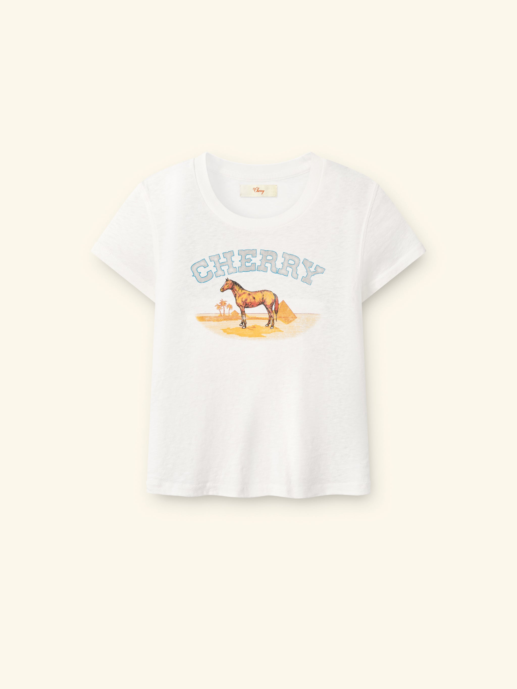 Palamino Baby Tee (Vintage White) – CHERRY LA