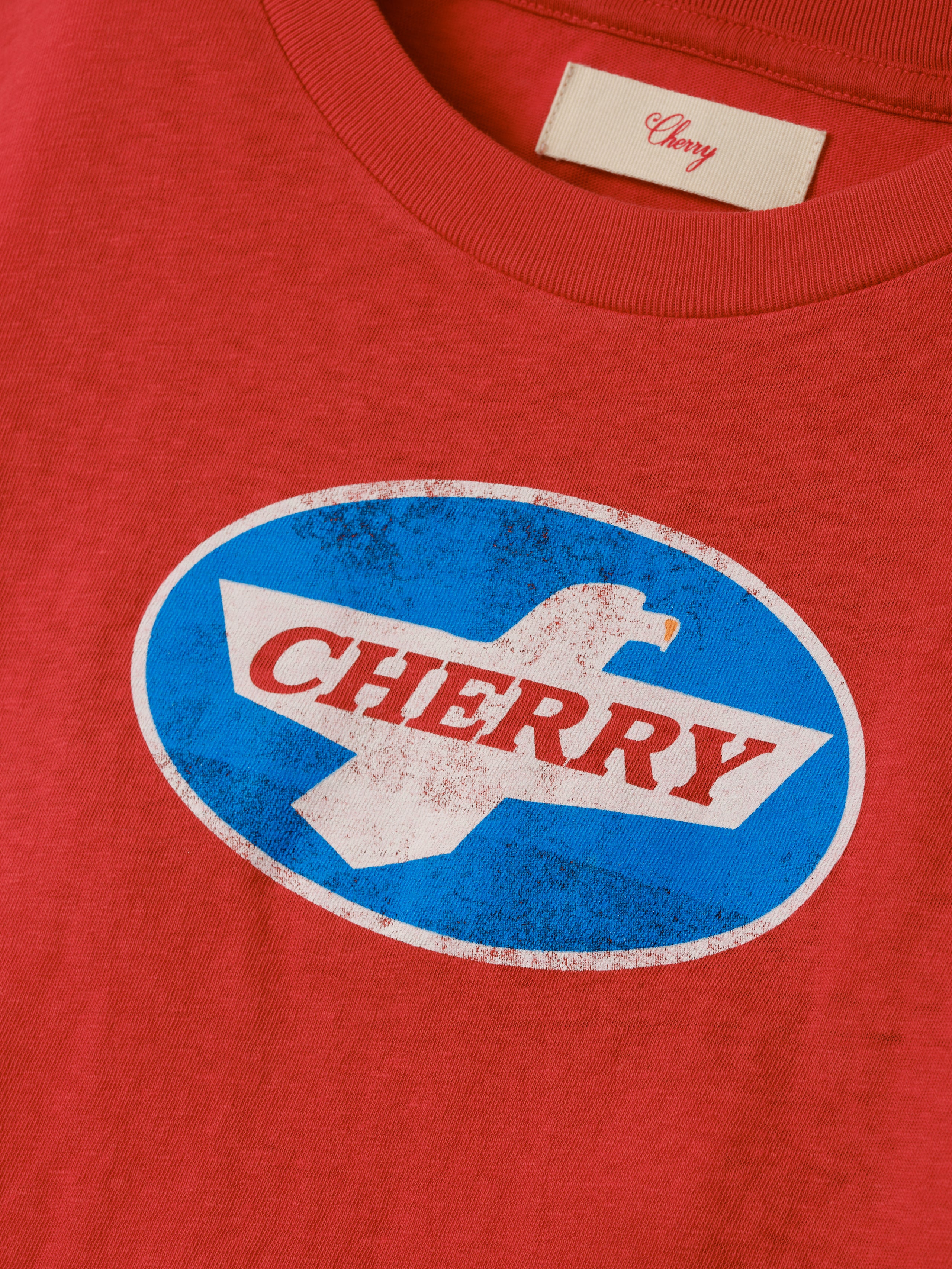 Wings Boxy Baby Tee (Tomato)