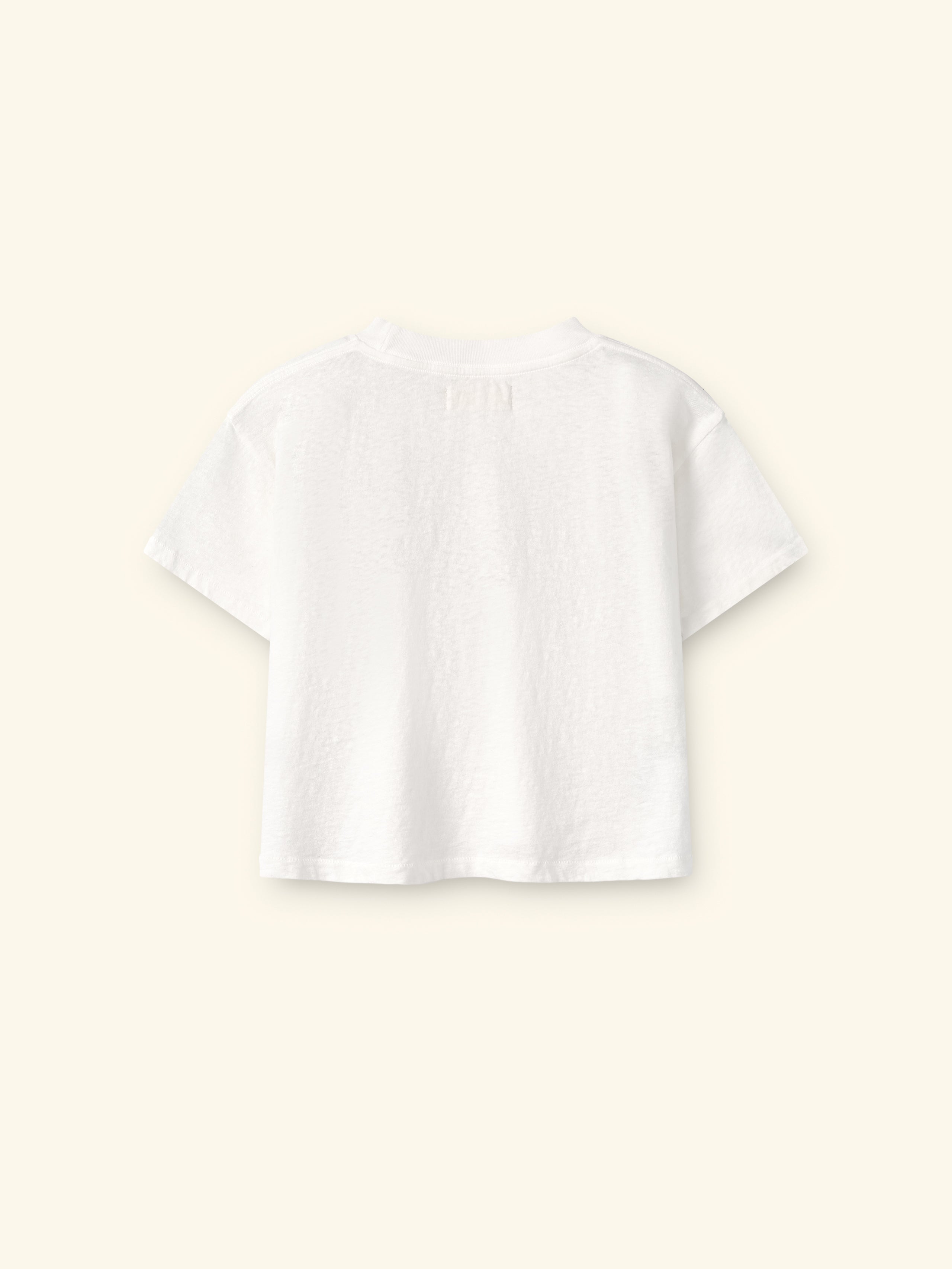 Wings Boxy Baby Tee (Vintage White)