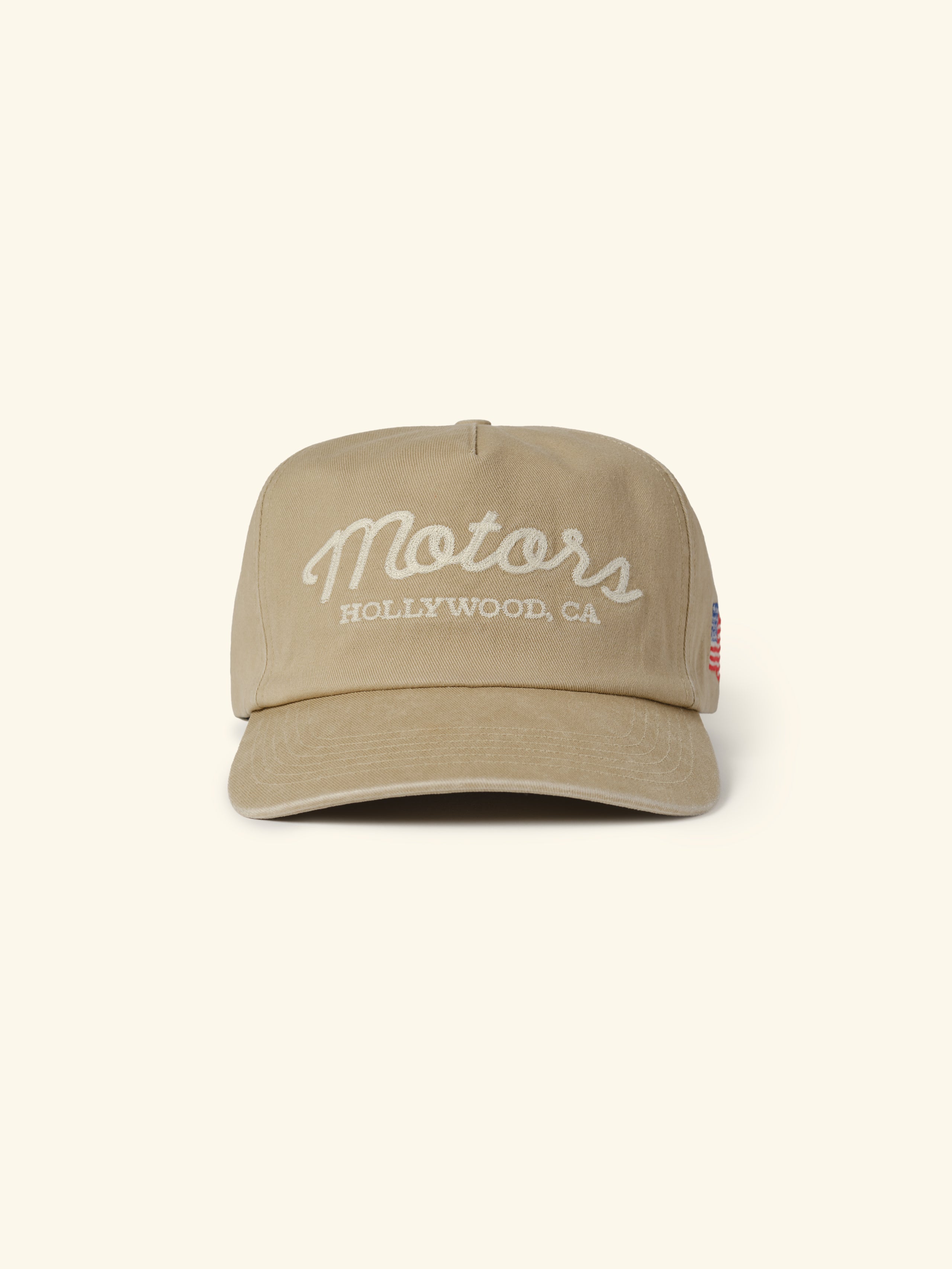 Motors 5 Panel Hat (Desert Tan)