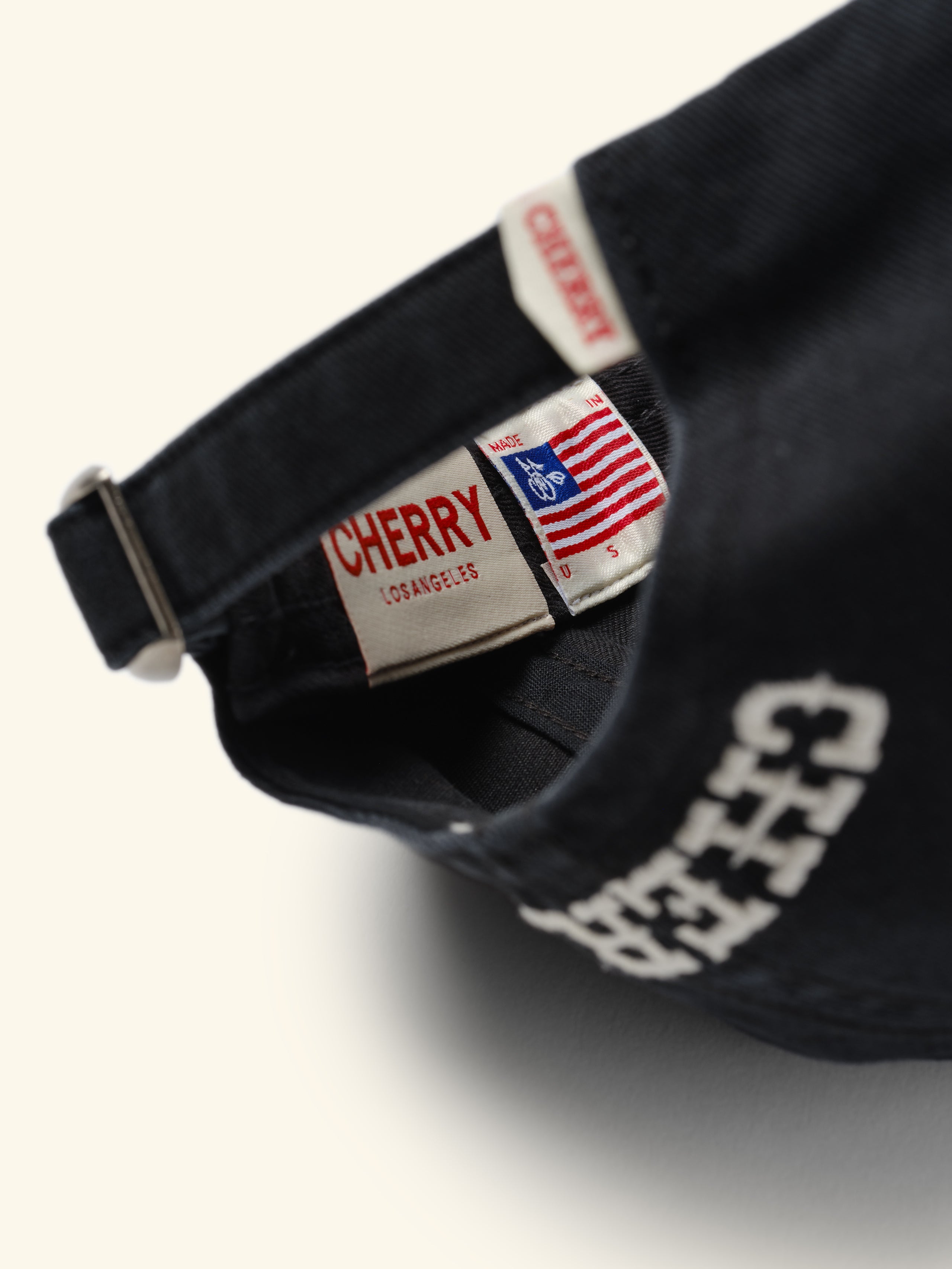 Mini Flag 6 Panel Hat (Black)