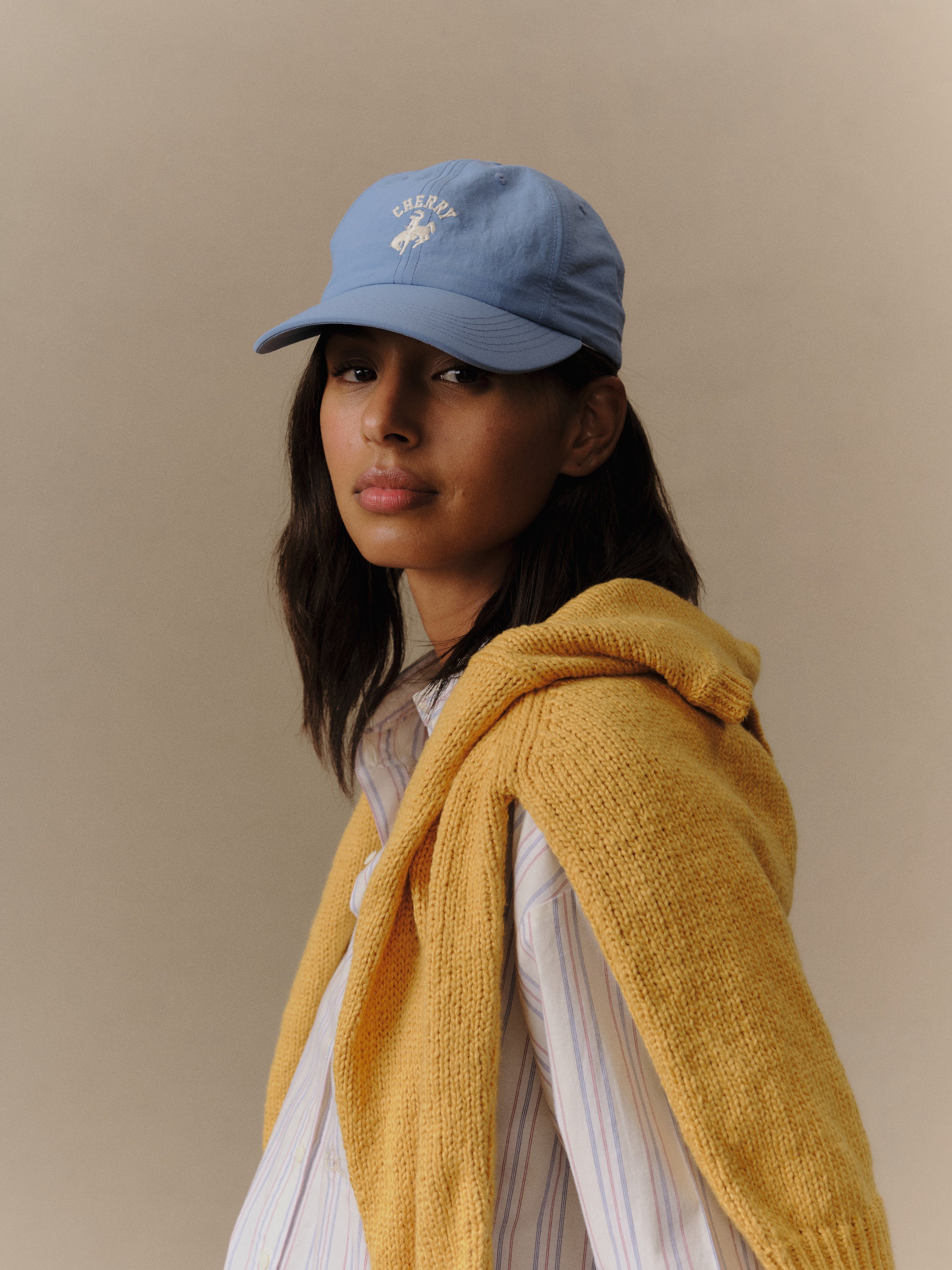Western Tennis Hat (Steel Blue)