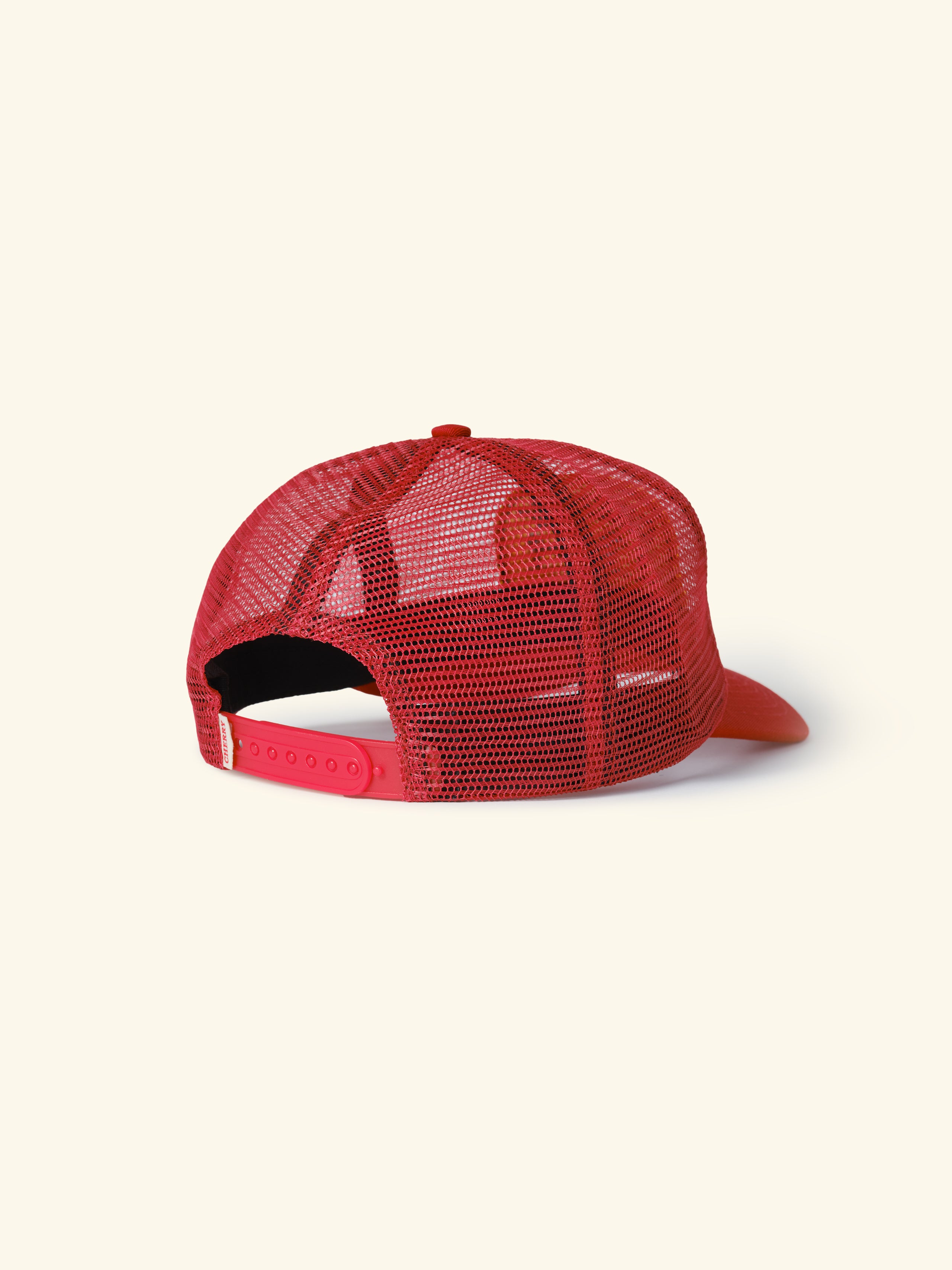 Mesh 5 Panel Trucker (Red)