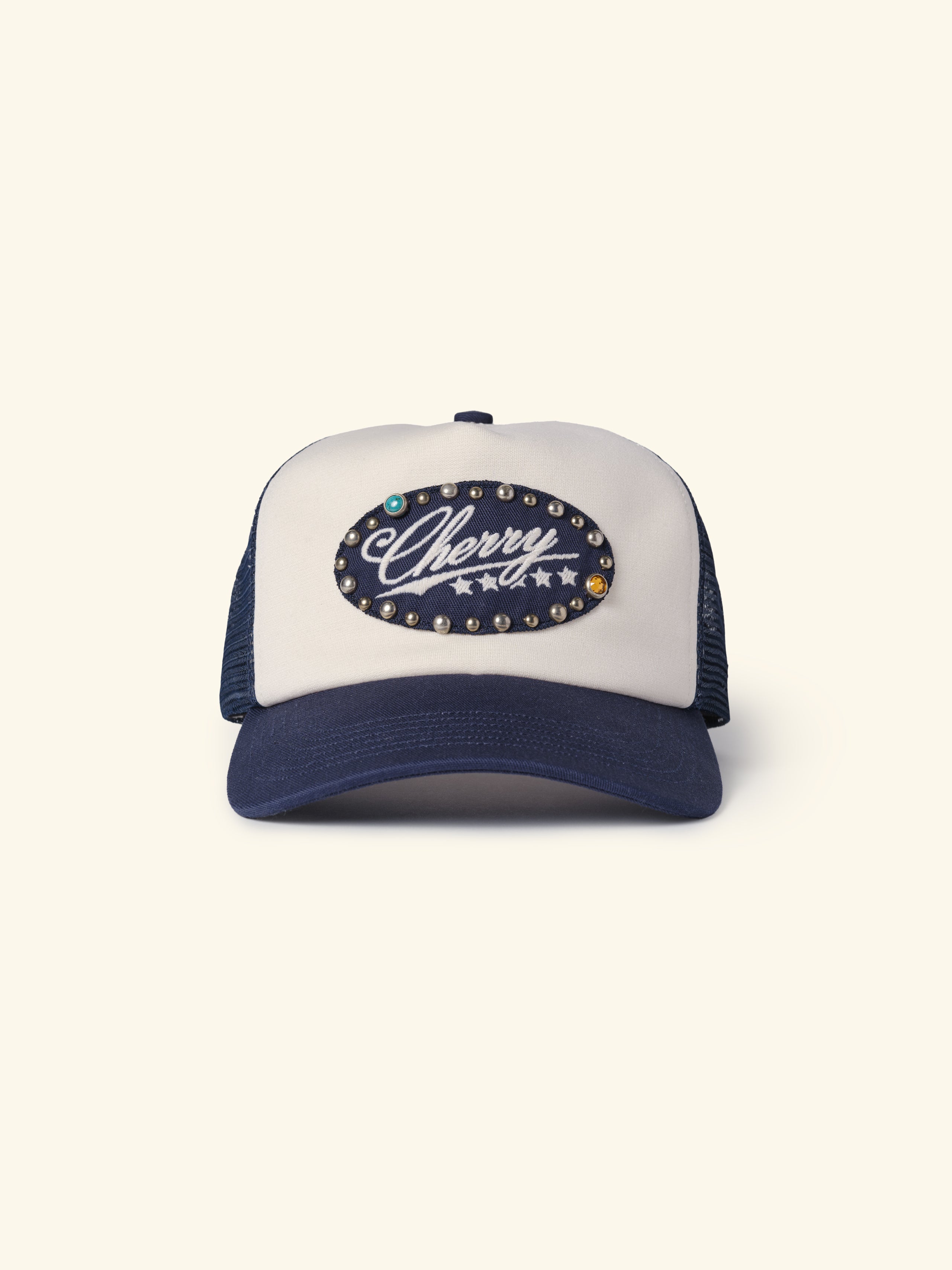 5 Star Studded Trucker (Navy)