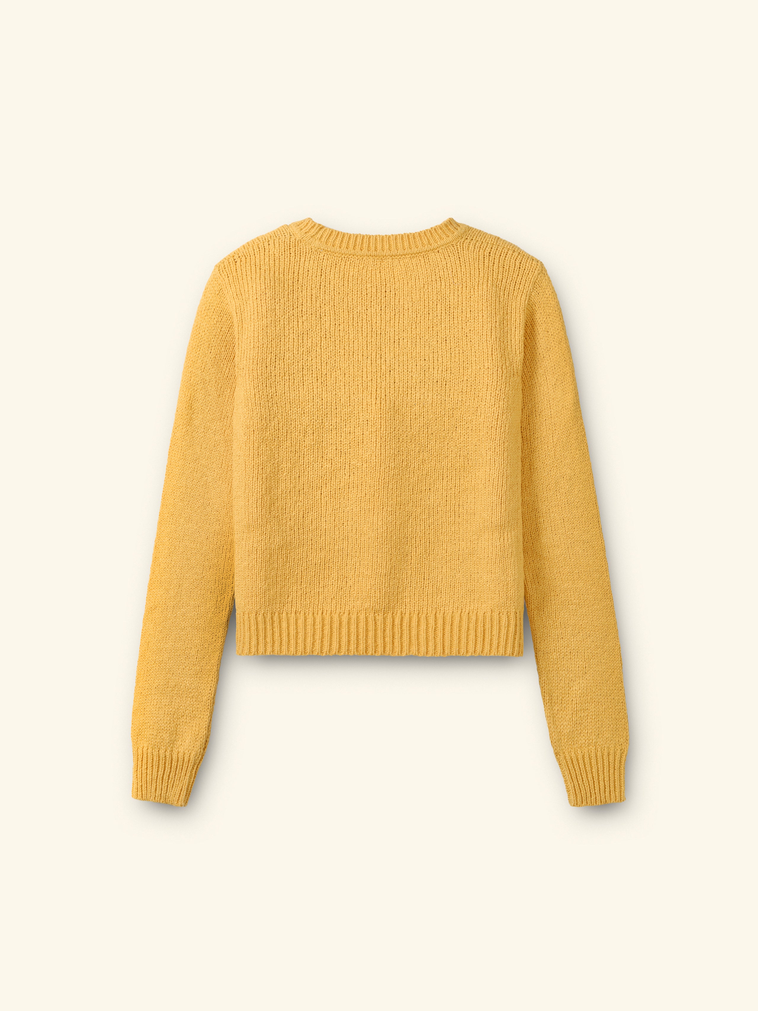Women's Knit Wings Crew (Sun Yellow)