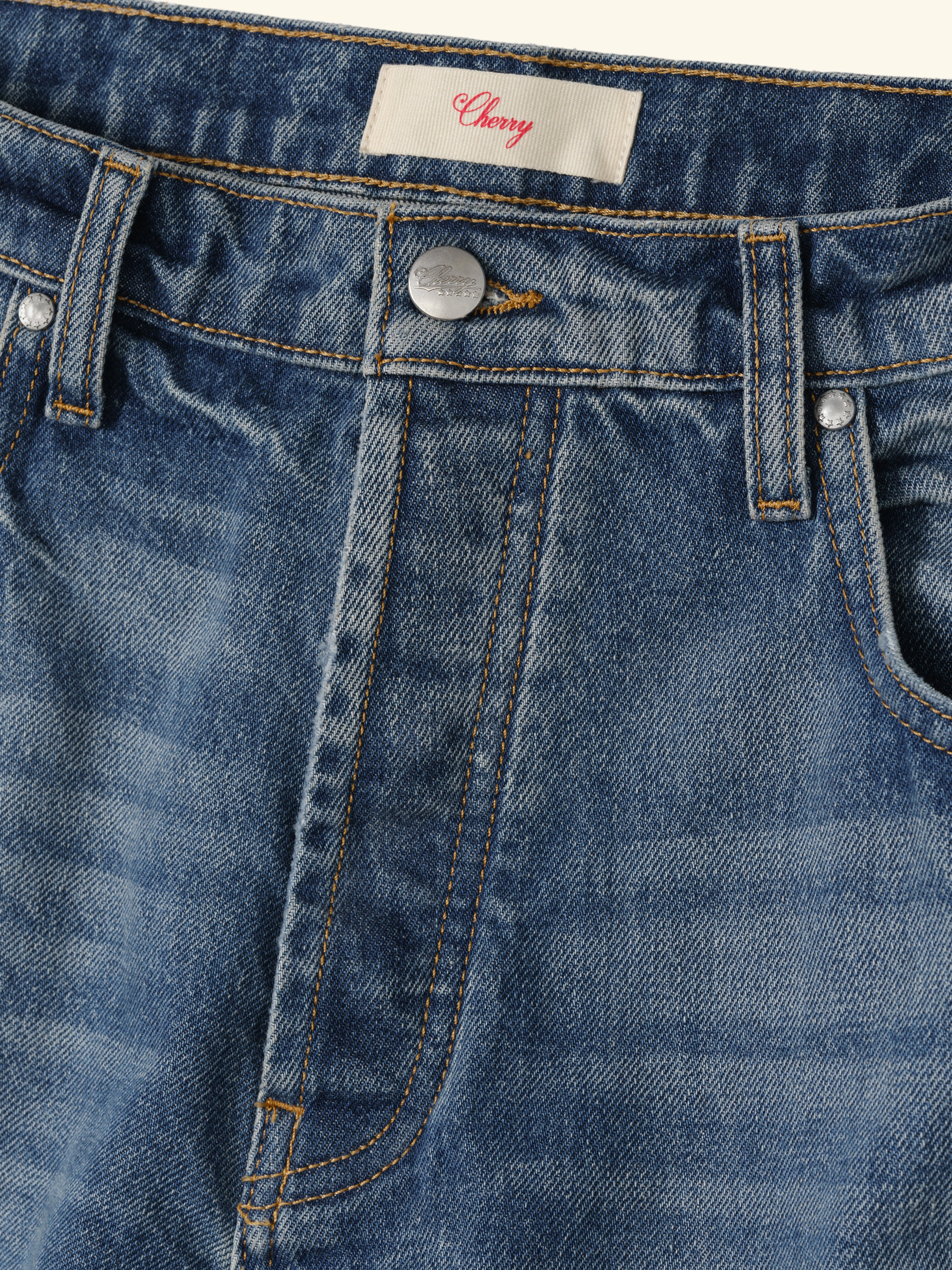 Wide Leg 5 Pocket Jeans (Painters Wash)